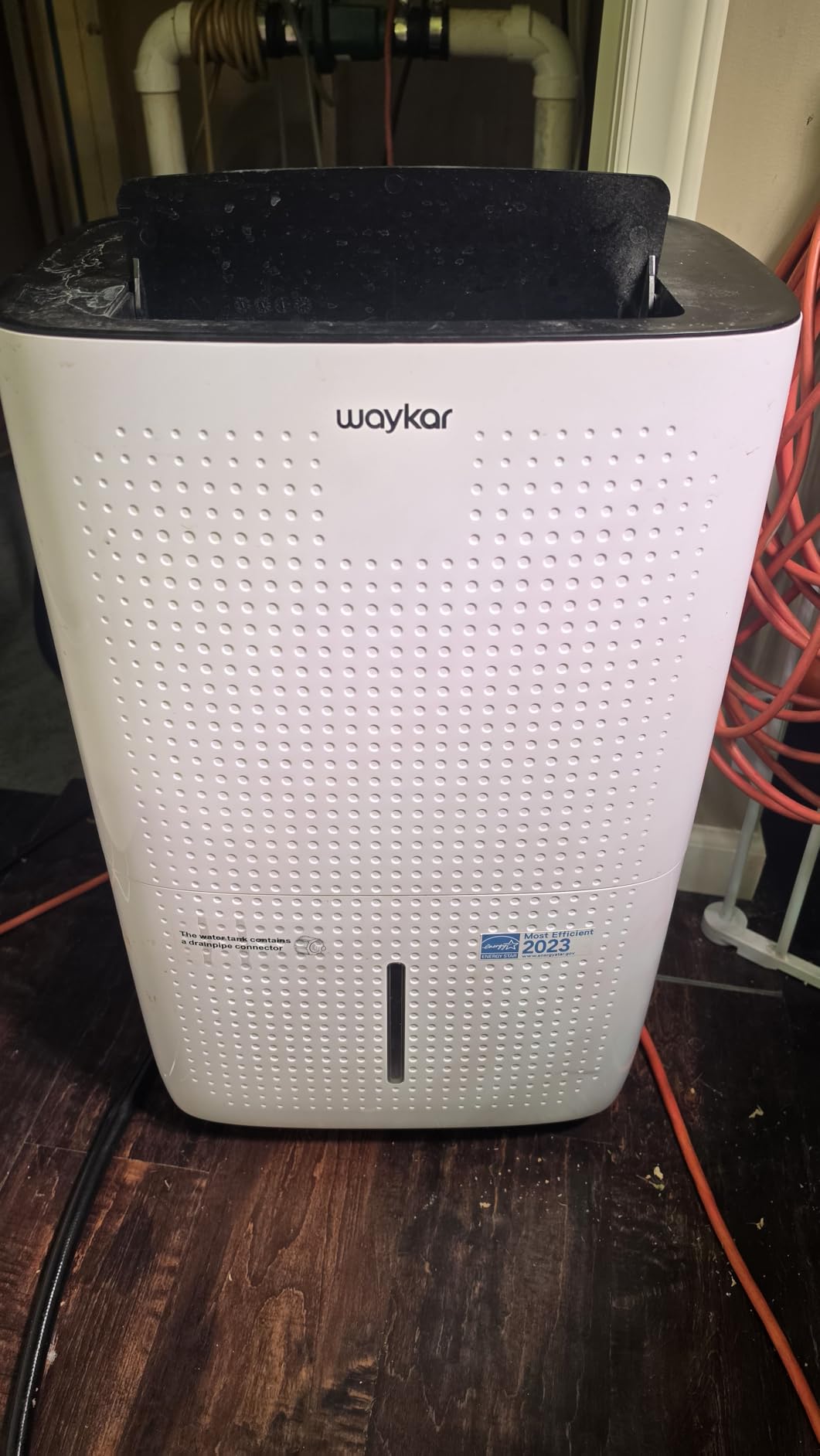 Waykar 150 Pints 2025 Energy Star Dehumidifier with Pump for Spaces up to 7,000 Sq. Ft. at Commercial and Industrial Large Room, Warehouse, Home, Basement, with Drain Hose, Auto Defrost, Self-Drying customer photo 2