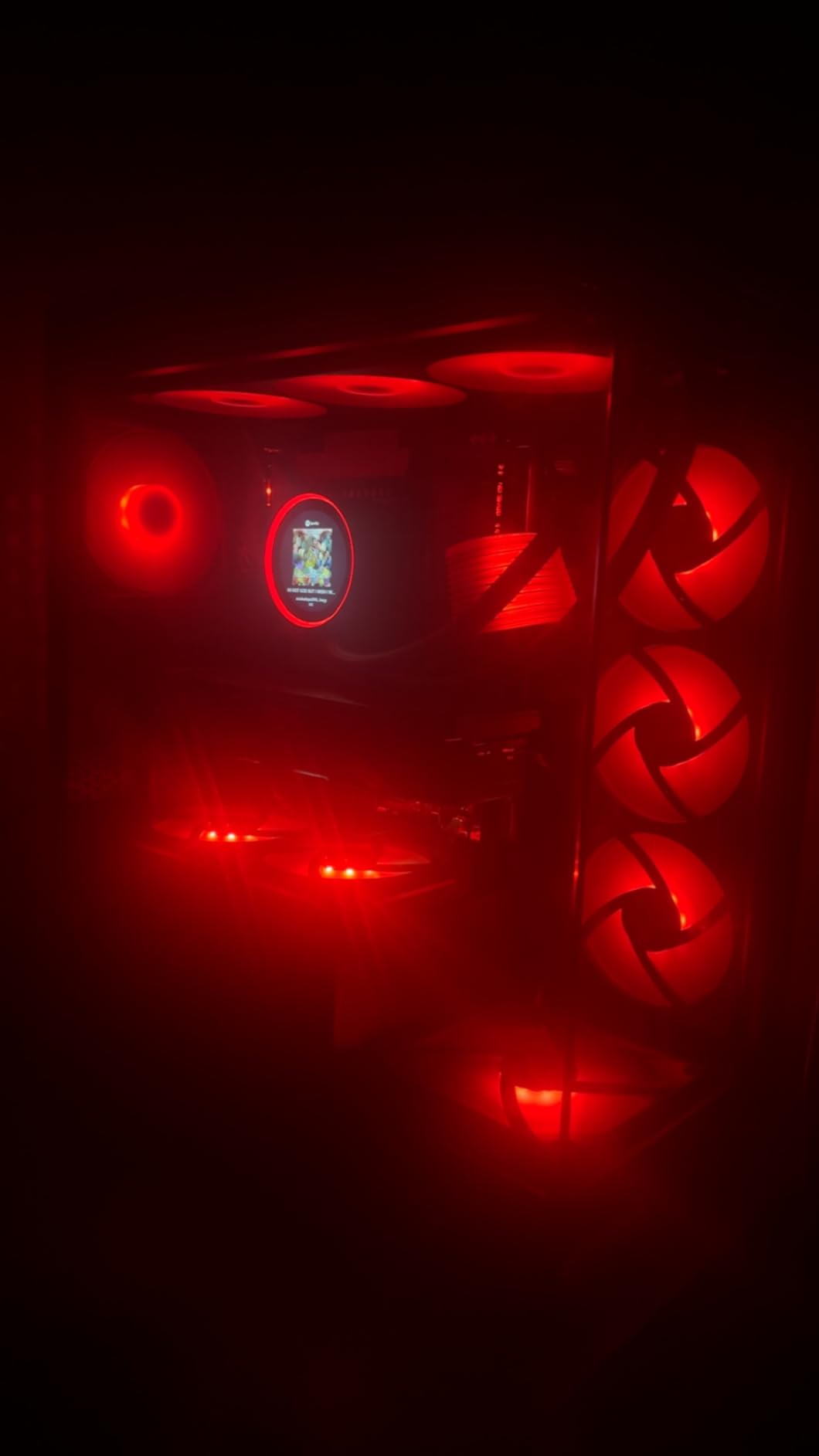 NZXT F360 RGB Core - 360mm Single-Frame Fan Unit with 3 x 120mm RGB Fans - Speed & Lighting Control - High Static Pressure & Airflow - Fluid Dynamic Bearings - White customer photo 1