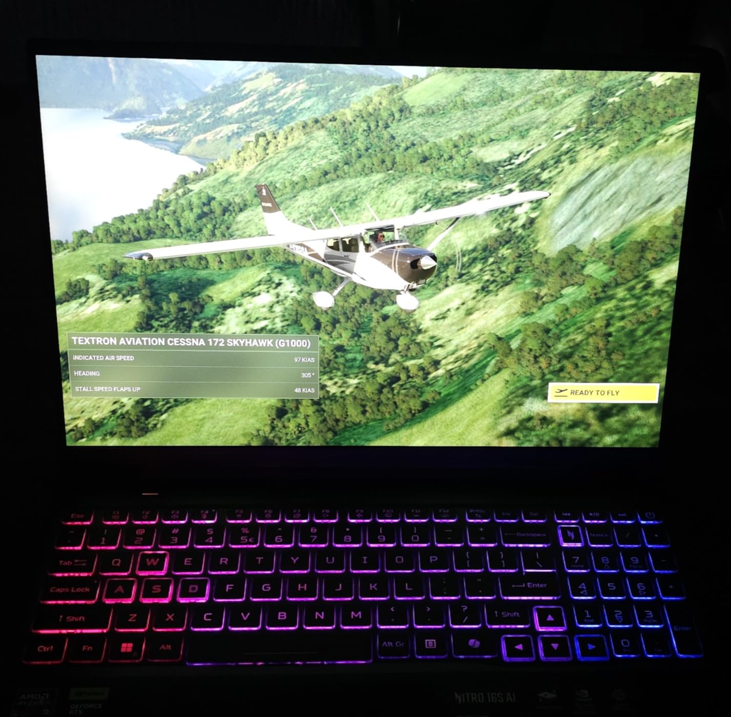 Acer Nitro 16S AI Copilot+ PC Gaming Laptop | AMD Ryzen AI 9 365 | NVIDIA GeForce RTX 5070 Ti Laptop GPU | 16