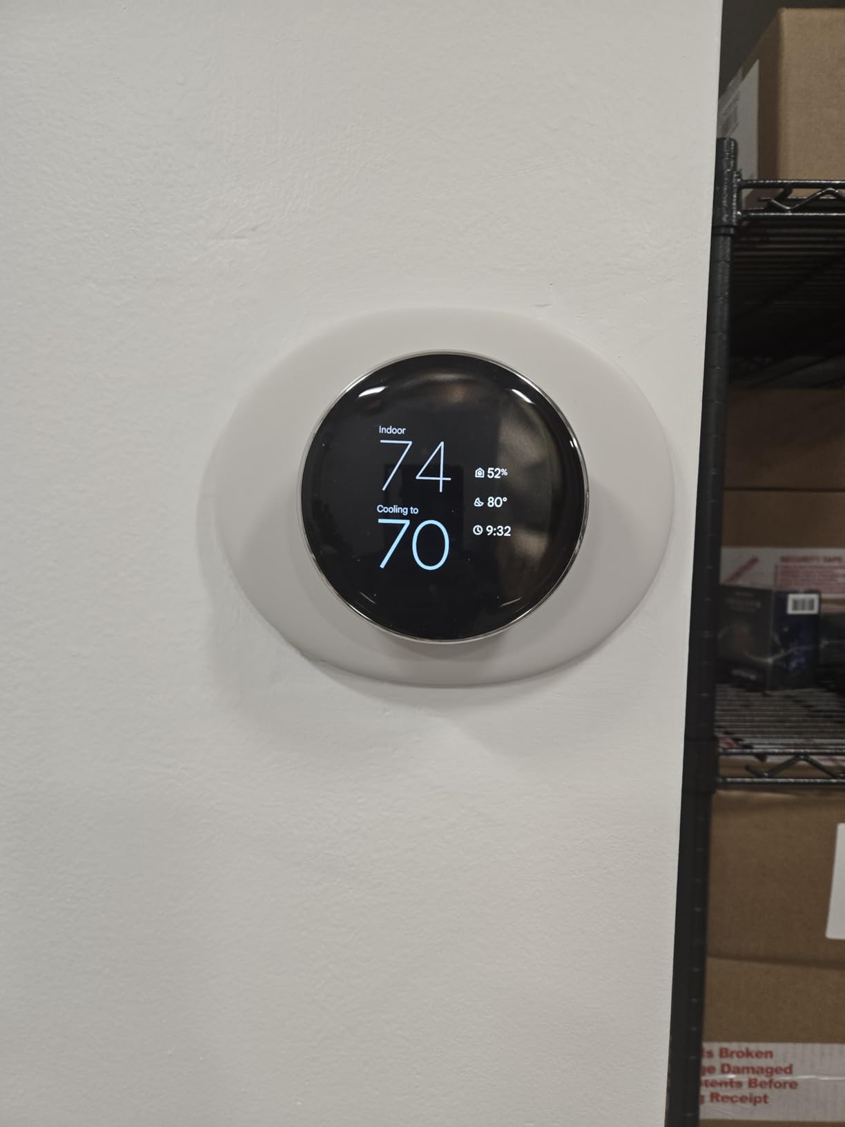 Nest Learning Thermostat (4th gen) + Nest Temperature Sensor (2nd gen) - Obsidian customer photo 1