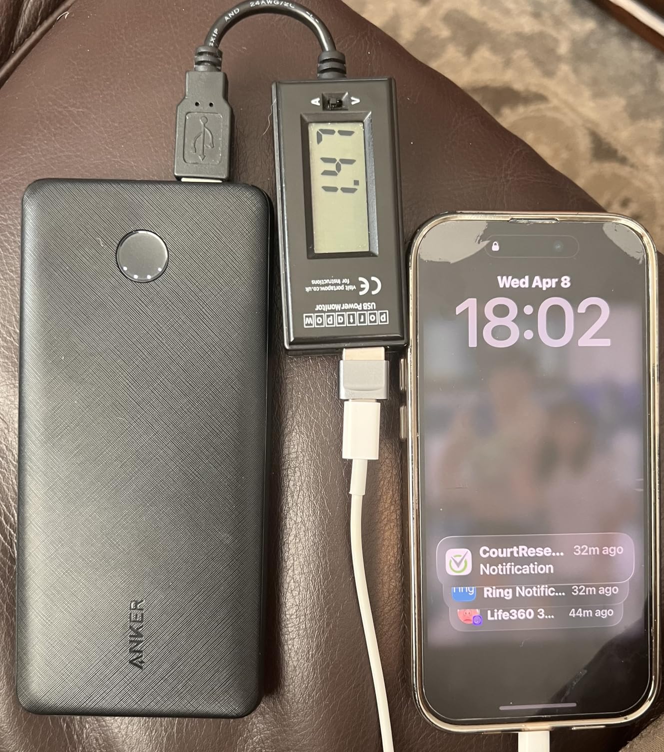 Anker Power Bank (PowerCore 10K), Compact Travel-Ready 10,000mAh Battery Pack with PowerIQ Charging Technology, 5V/3A High-Speed Charging for iPhone, iPad, and More customer photo 2