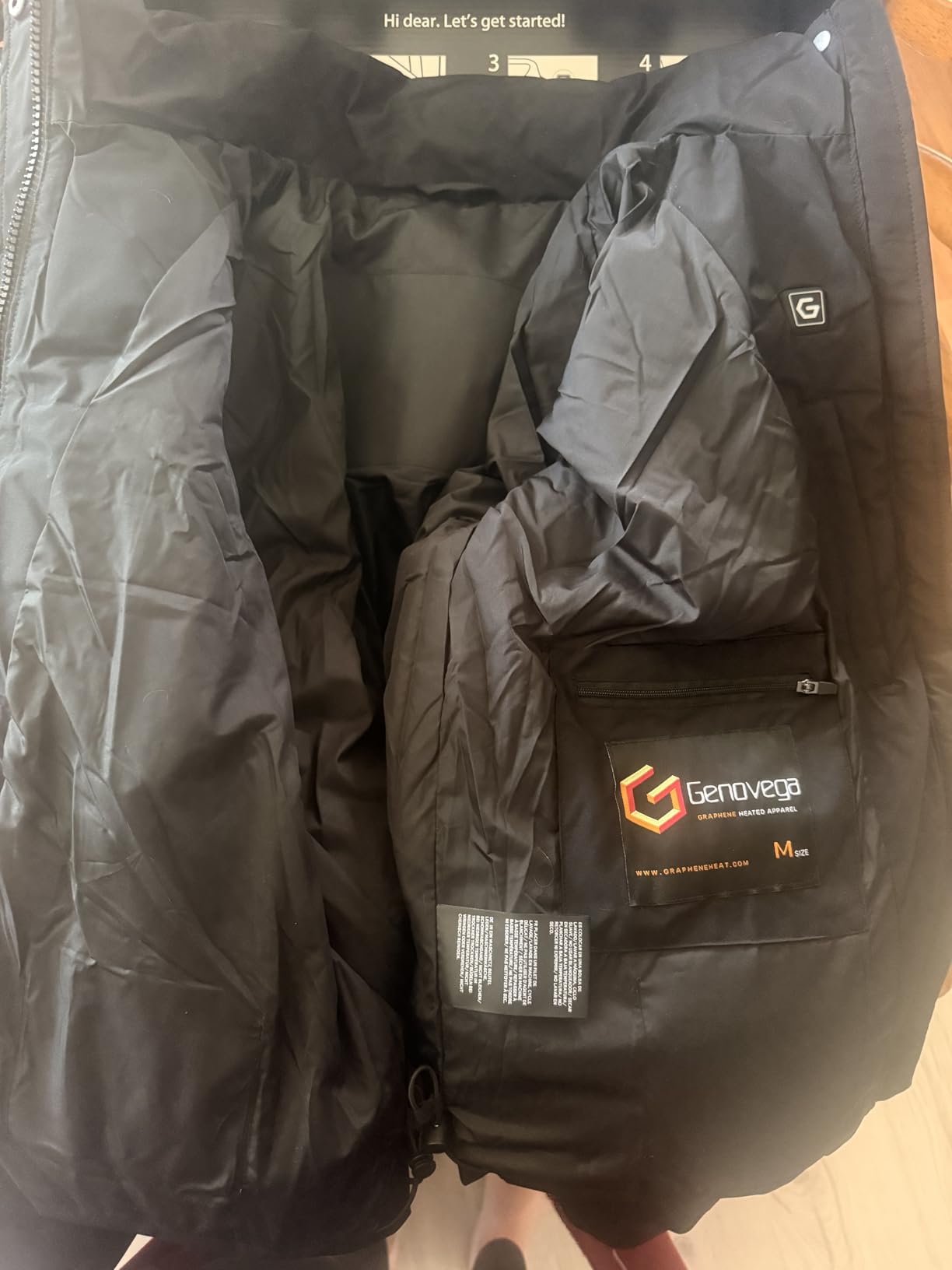 Genovega Graphene Women Heated Jacket 12V Fast Charge 18400mAh Large Capacity customer photo 2