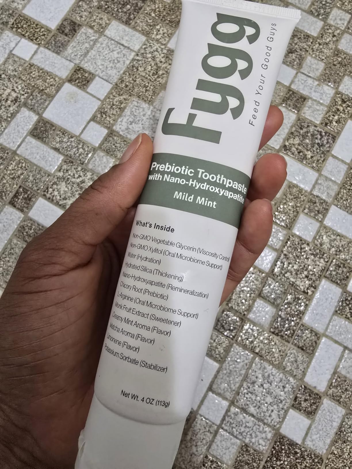 Fygg Fluoride Free Toothpaste, Nano Hydroxyapatite (Mild Mint) | Dentist Recommended - for Remineralizing, Whitening, & Sensitive Teeth - Premium Tooth Paste for Adults & Kids Oral Care (4oz) customer photo 1