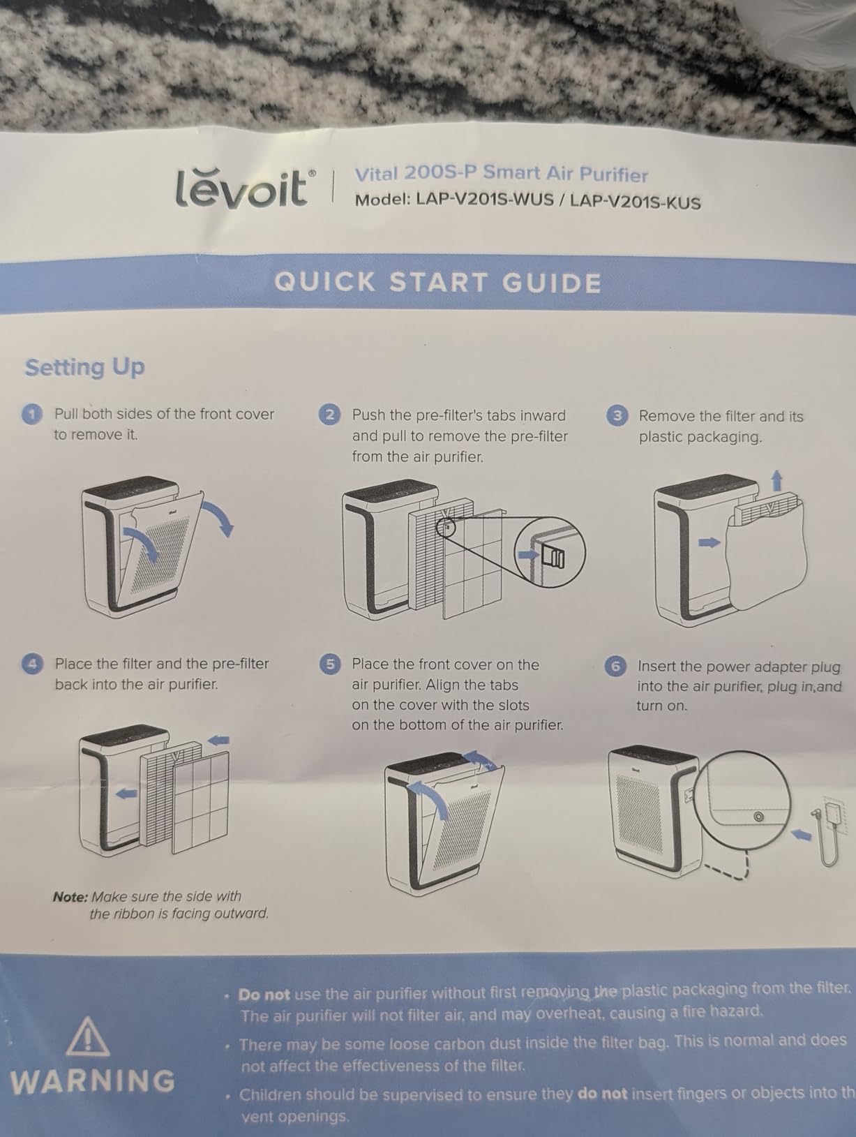 LEVOIT Air Purifier for Home Bedroom with HEPA Filter, White Noise Sound Machine and Blue Light-Safe Night Light Support Better Sleep, AHAM VERIFIDE, 5 Air Quality Monitor, Smart WiFi, Sprout customer photo 1
