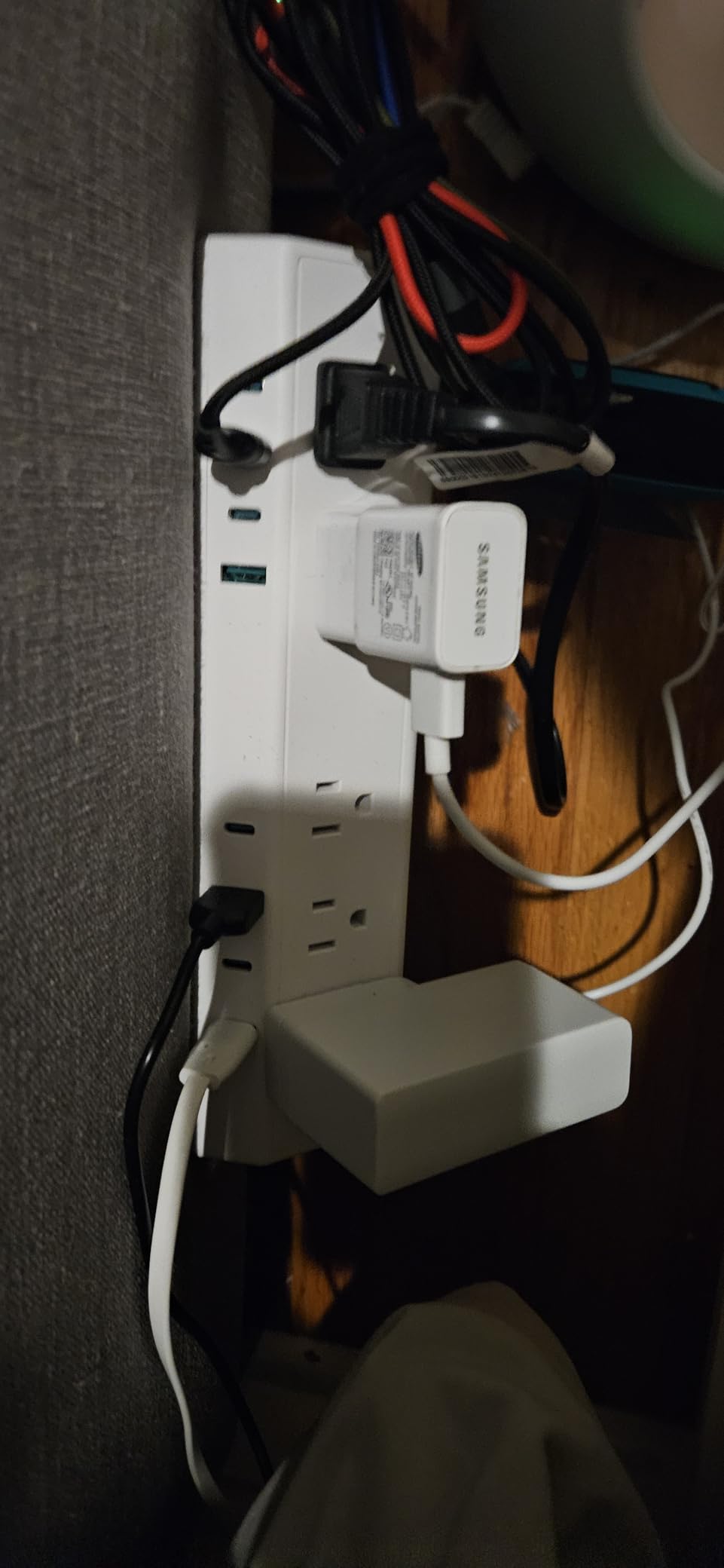 Jgstkcity Desk Clamp Power Strip, 45W Fast Charging Station, 4 USB-C, 4 USB-A, Desk Mount Surge Protector, 1875W Extension Cord with Multiple Outlets, ETL Listed, for Home Office Dorm Room customer photo 2