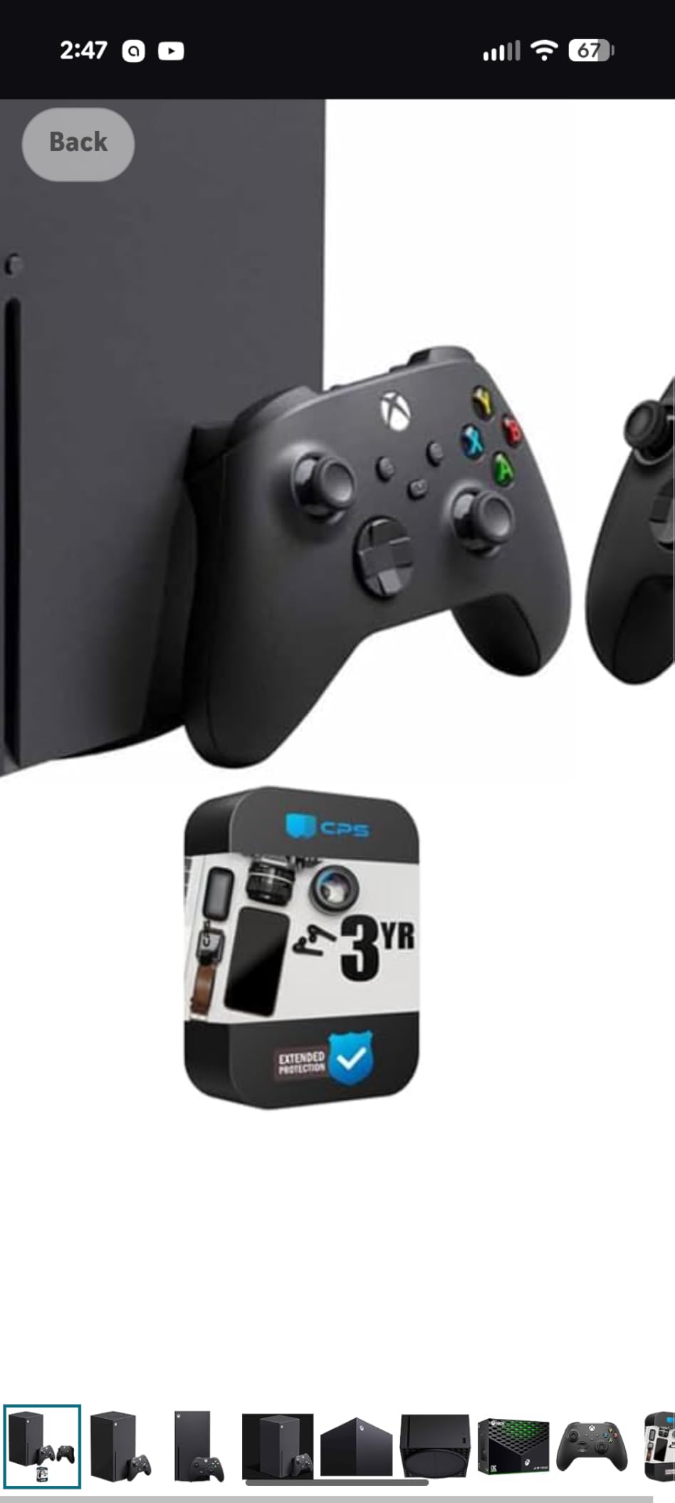 Microsoft RRT-00001 Xbox Series X 1TB SSD Gaming Console with Dual Controllers Bundle with 3 YR CPS Enhanced Protection Pack customer photo 2