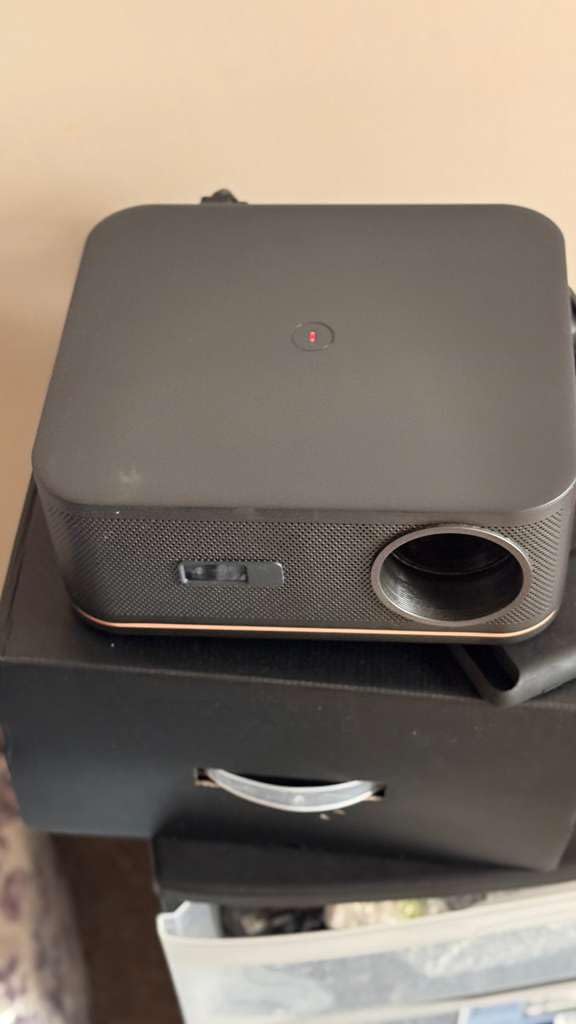 2000 ANSI 4K Decoding Projector with WiFi and Bluetooth, HAPPRUN Movie Home Theater with Auto Focus, 300'' Display for Indoor/Outdoor, Smart Proyector Compatible with Phone/TV Stick/PC/PS5 customer photo 1
