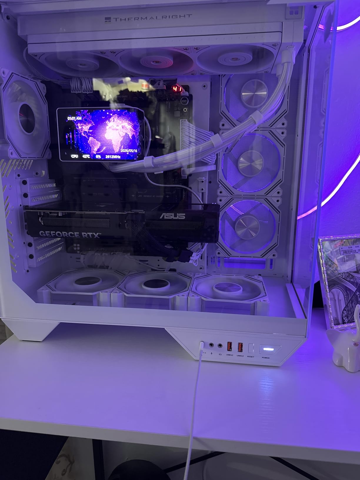 ASUS ROG Strix X870E-E Gaming WiFi AMD AM5 X870 ATX Motherboard 18+2+2 Power Stages, Dynamic OC Switcher, Core Flex, DDR5 AEMP, WiFi 7, 5X M.2, PCIe 5.0, Q-Release Slim, USB4, AI OCing & Networking customer photo 2