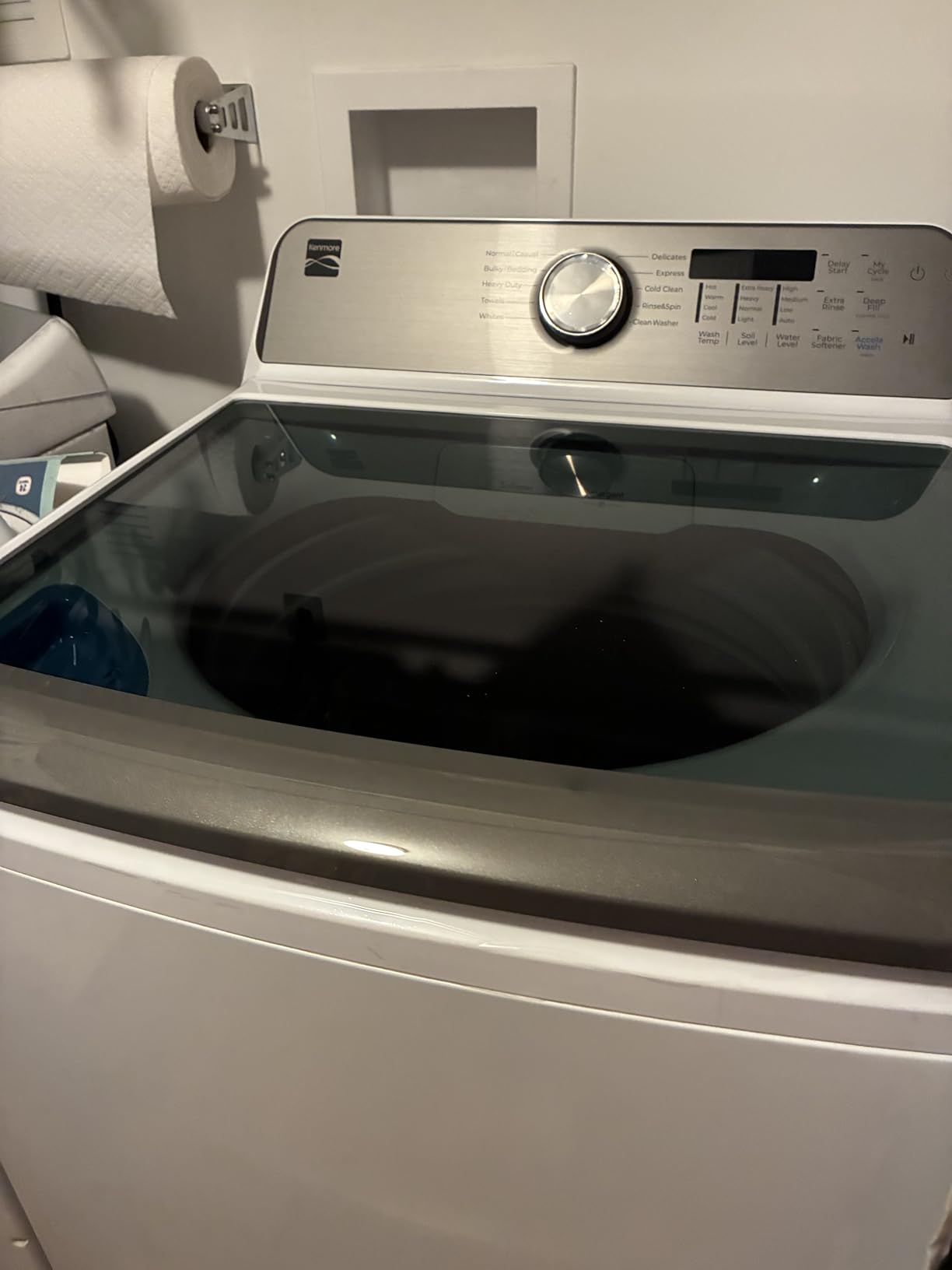 Kenmore 4.5 cu. ft. Top Load Washer with Triple Action Impeller, Accela Wash & Express Wash, LED, White customer photo 1