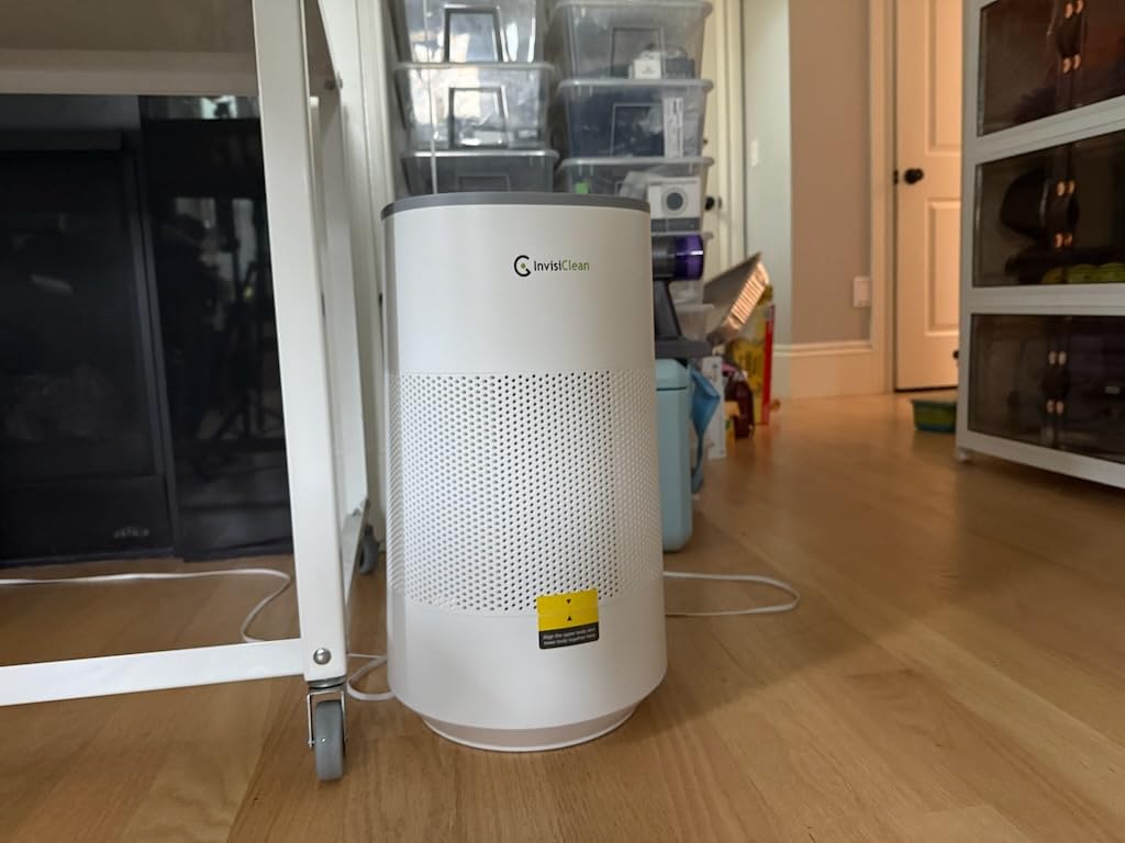 Air Purifier and Humidifier Combo All in One for Bedroom - Quiet 2 in 1 Smart Air Humidifier and Purifier for Home - Use Year-round for up to 1100 sq ft - InvisiClean AquaNova customer photo 2