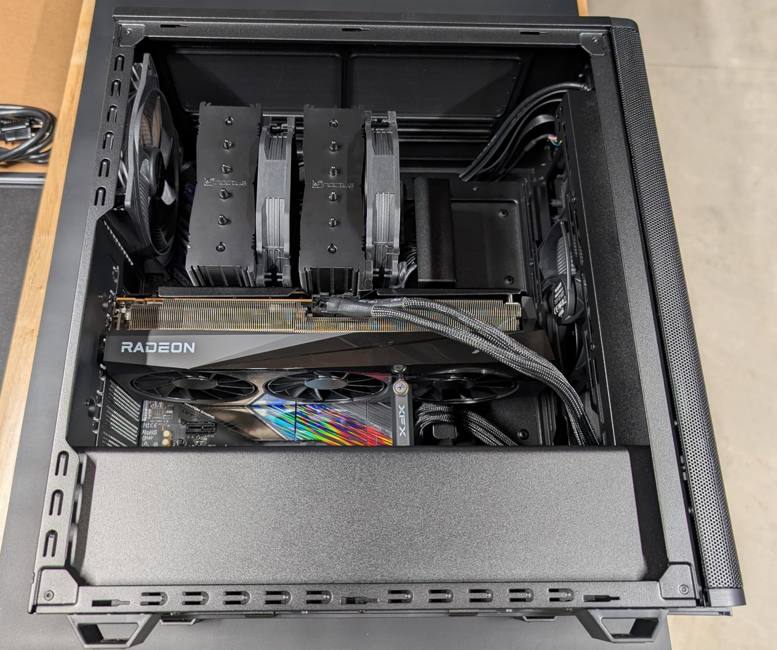 be quiet! Pure Base 501 Black ATX Case | 2 Preinstalled Pure Wings 3 140mm PWM Fans | Optimized Air Pressure | Compact PC Case | Vertical GPU Installation | USB 3.2 Gen. 2 Type C | BG073 customer photo 1