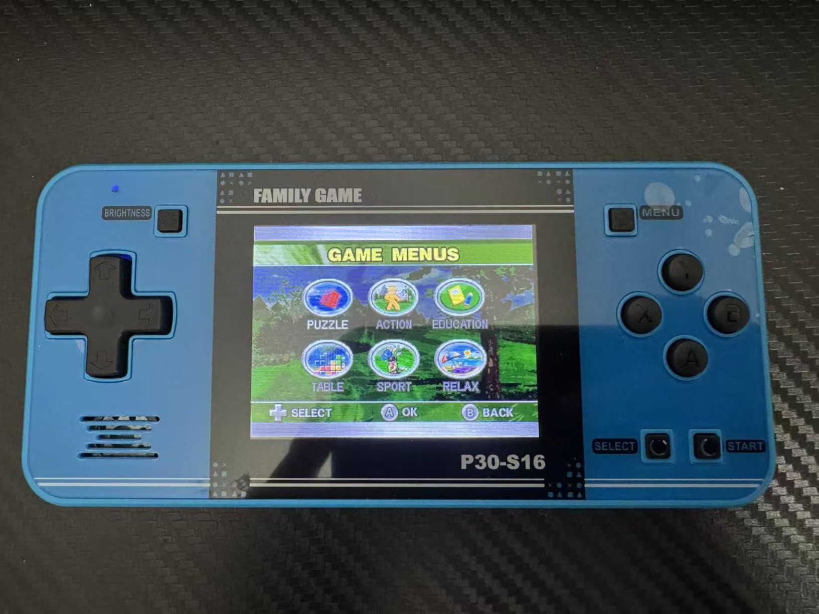 Handheld Game for Kids -Preloaded 220 Retro Video Games, Portable Gaming Player with Rechargeable Battery 3.0