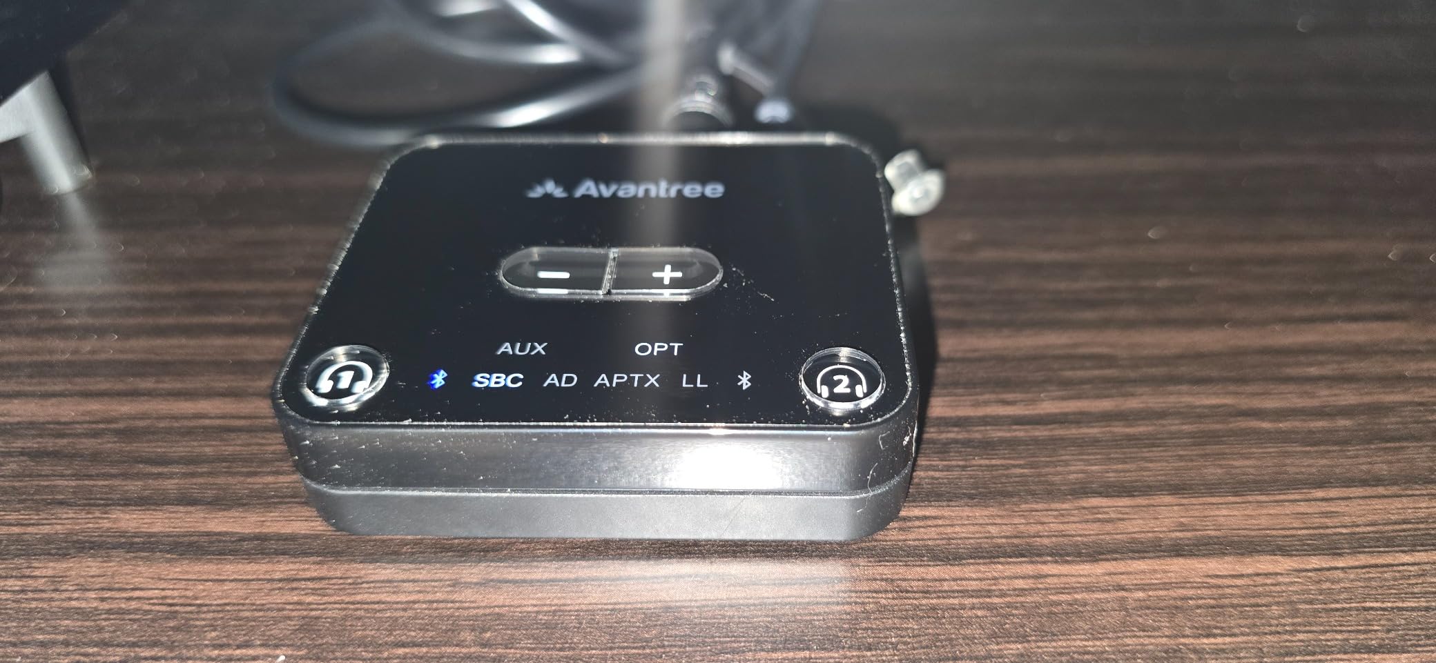 Avantree Audikast 3 - Bluetooth 5.3 Transmitter for TV Audio via Optical & AUX Outputs Only, aptX Adaptive, Dual Headphone Connection, 100ft Range - Not for HDMI-Only TVs customer photo 2