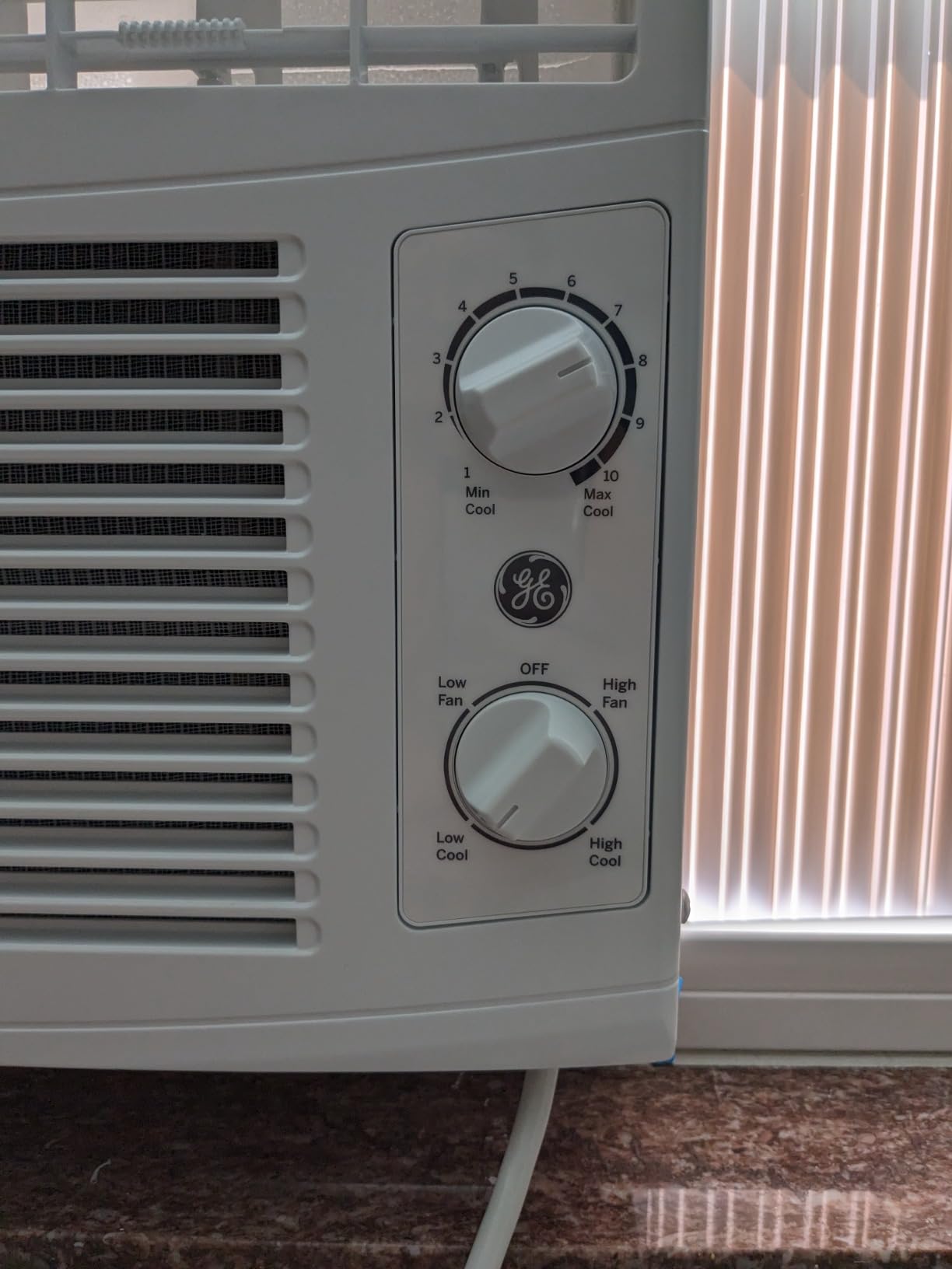 GE Window Air Conditioner Unit, 5,000 BTU for Small Rooms up to 150 sq ft. with Manual Adjustable Fan and Cooling Settings, Perfect for Bedroom or Living Room, Easy Install Kit Included, Black customer photo 2