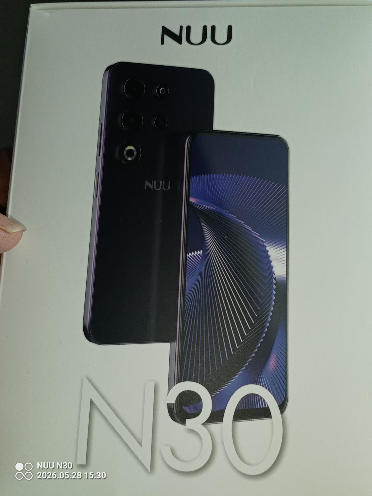 NUU N30 Cell Phone Unlocked for T-Mobile, Mint, Metro, Qlink, Tello 6GB/128GB, Teen Phone, Dual SIM 4G, Octa-Core 6.7