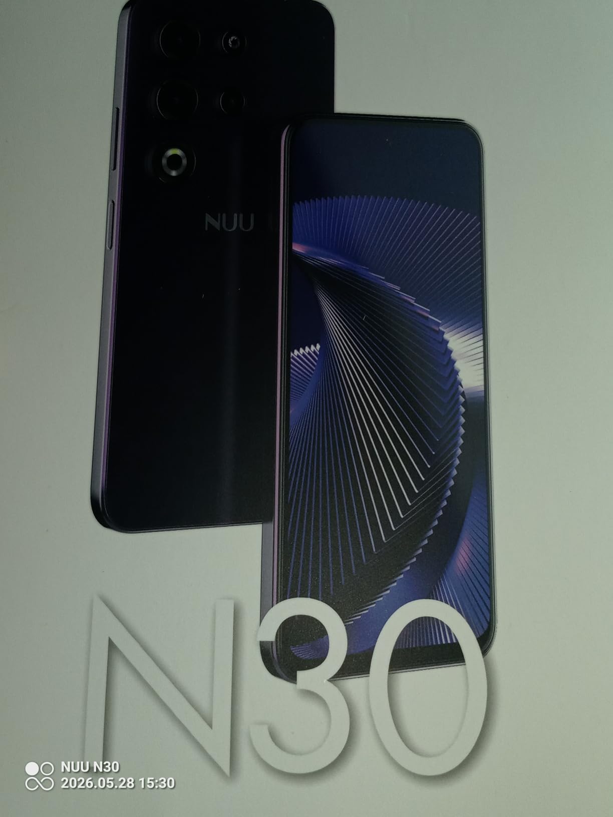 NUU N30 Cell Phone Unlocked for T-Mobile, Mint, Metro, Qlink, Tello 6GB/128GB, Teen Phone, Dual SIM 4G, Octa-Core 6.7