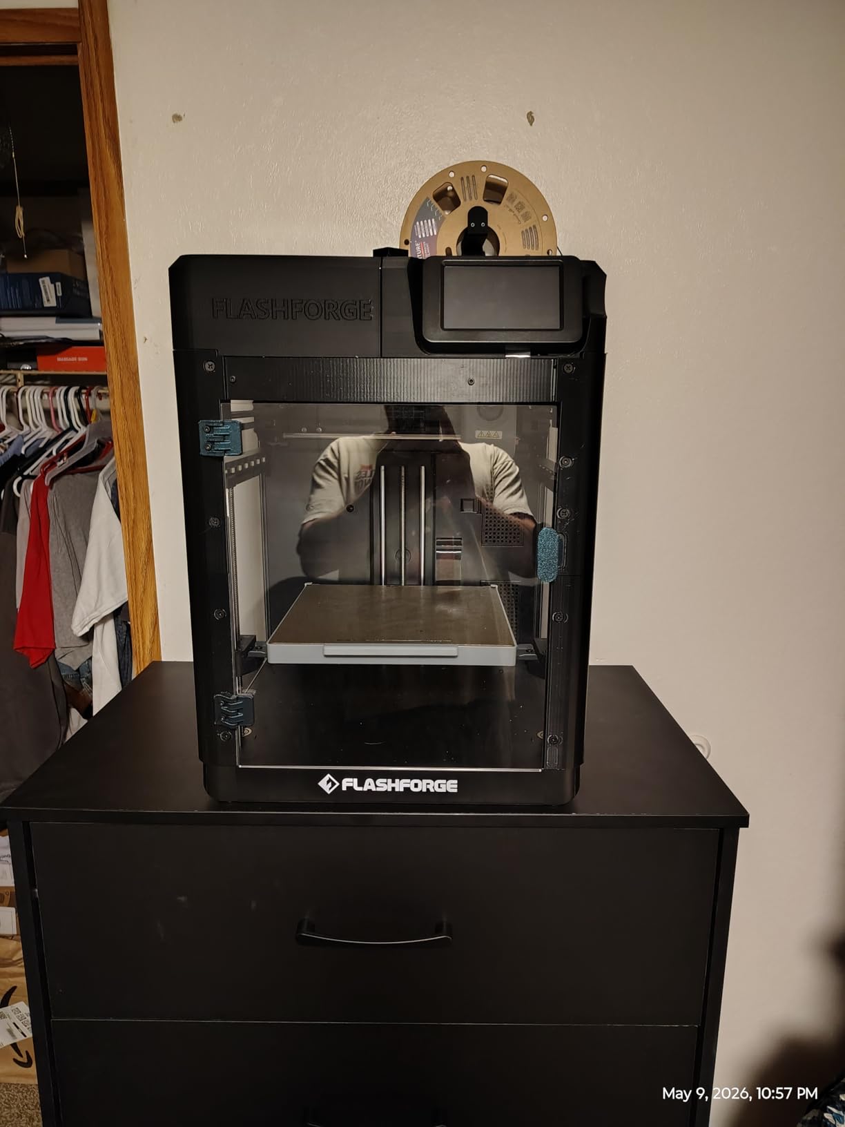 FLASHFORGE AD5M 3D Printer Fully Auto Calibration Print with 1-Click Max 600mm/s Speed, All-Metal CoreXY Structure Precise Printing, Easy-Maintenance Quick-Swap Nozzle, Print Size 220x220x220mm customer photo 1