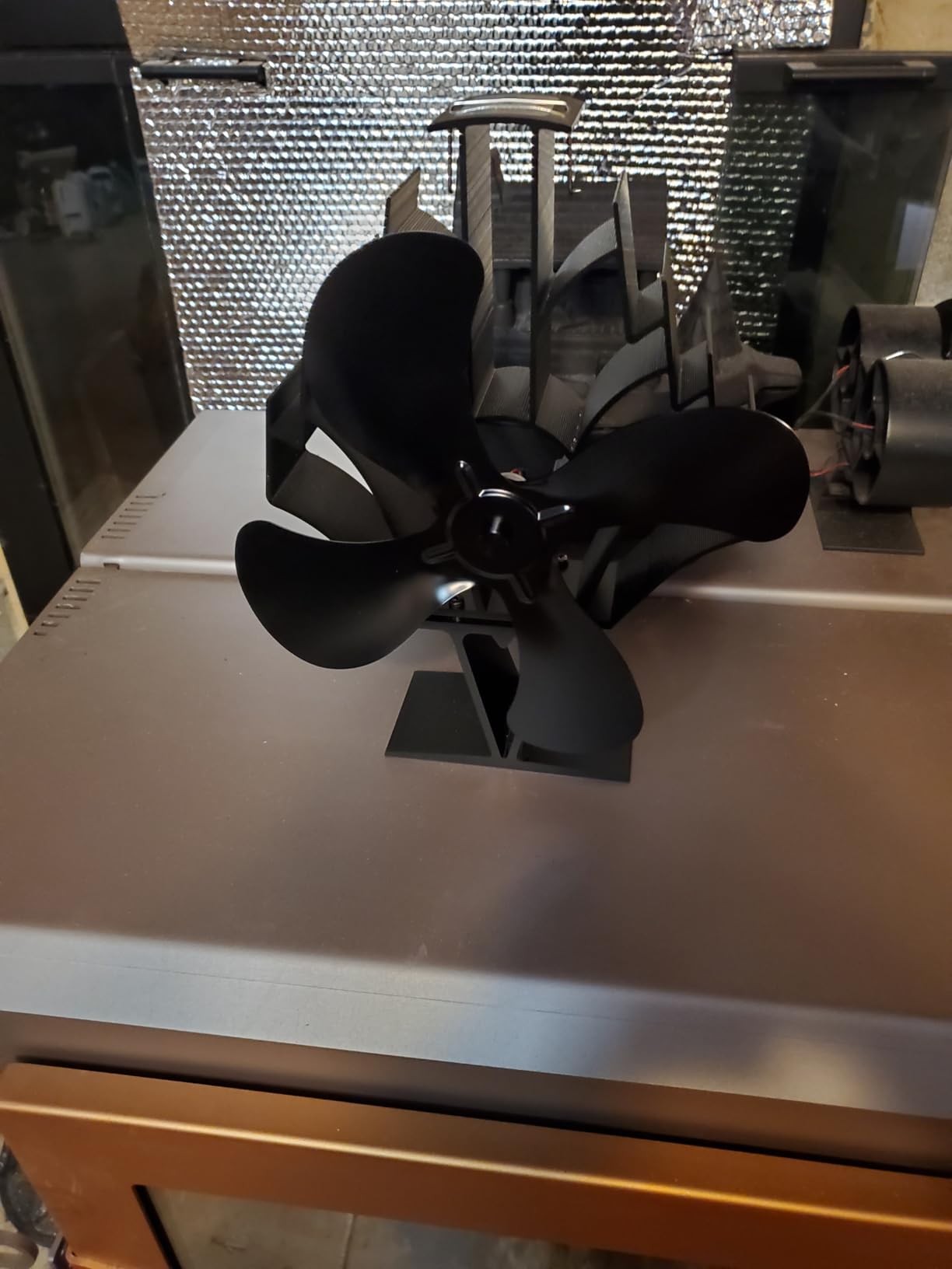 Heat Powered Stove Fan for Wood & Pellet Burners customer photo 2