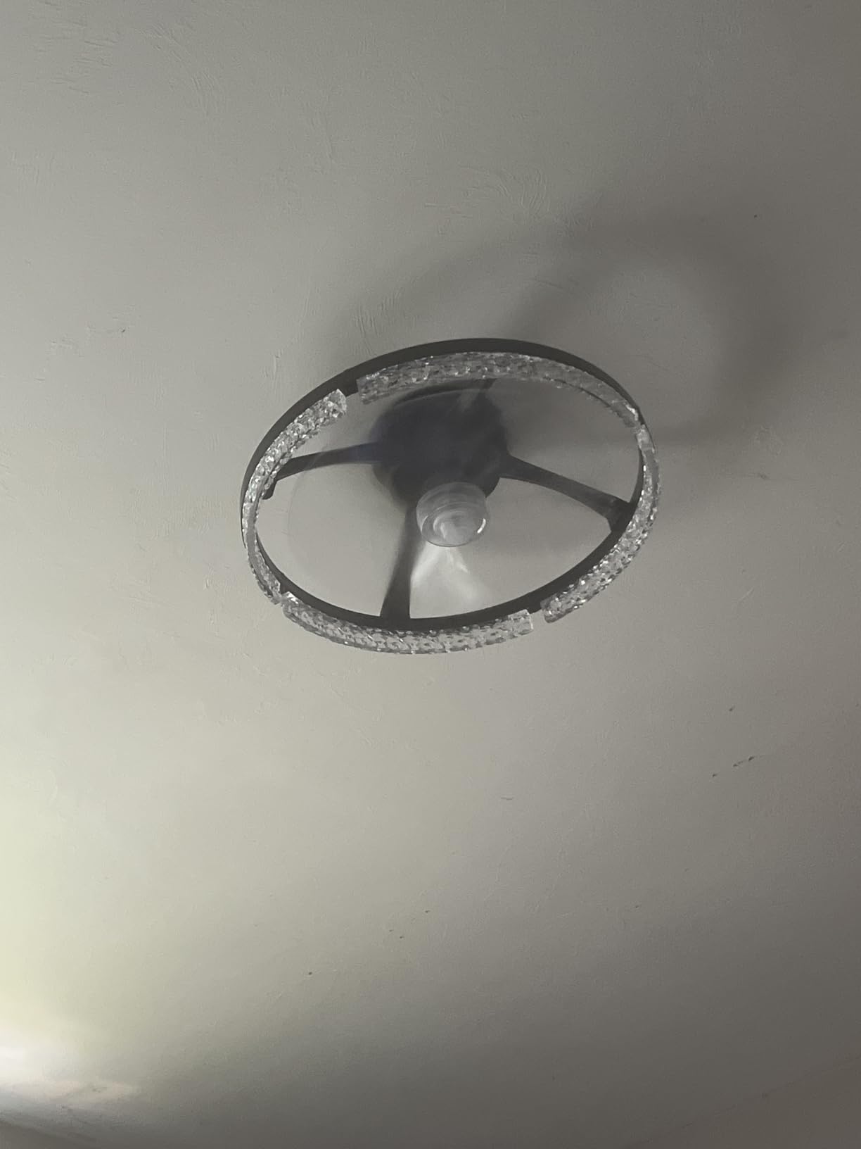 addlon Ceiling Fans with Lights and Remote, 20'' Low Profile Ceiling Fans, 3000-6000K Dimmable Modern Flush Mount LED Fan Light, Fandelier Ceiling Fan for Bedroom, Kitchen, Living Room, Black customer photo 2