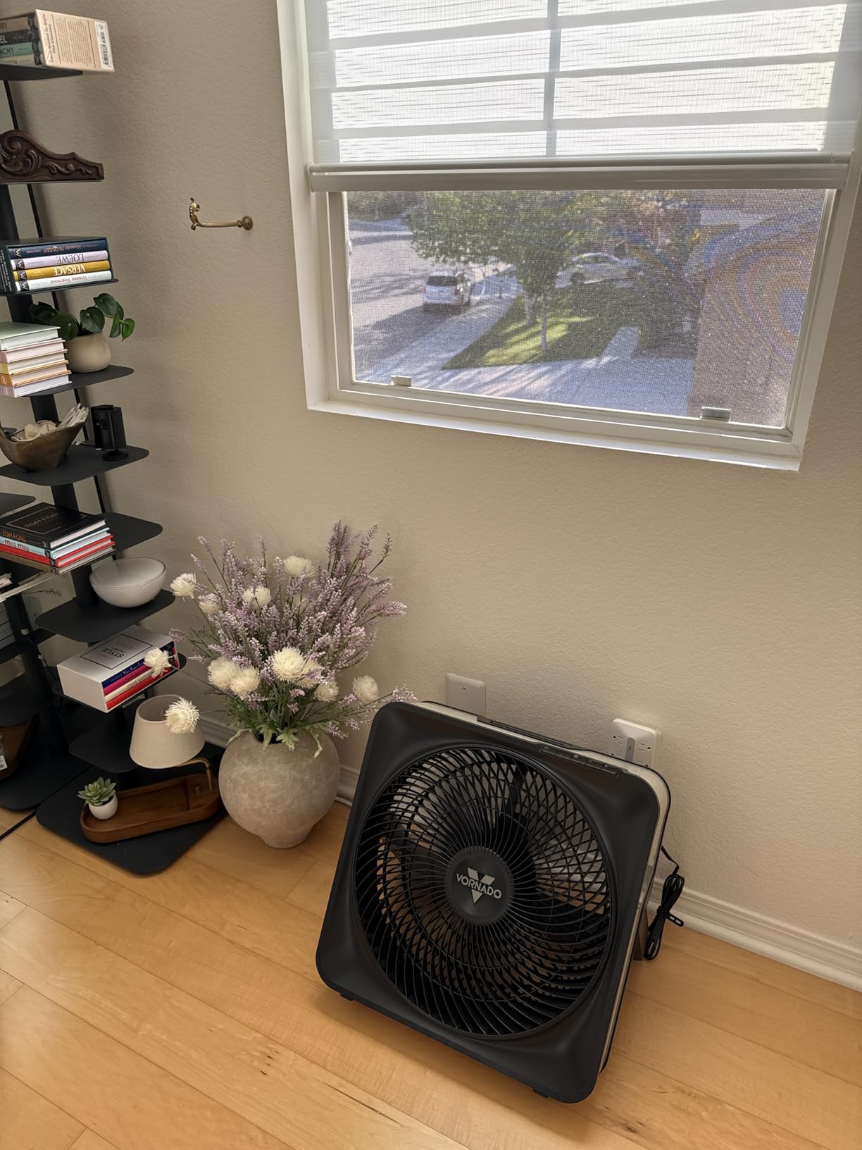 Vornado Model 80X High Velocity Box Fan with Kick Stand, Digital Display, Removable Grille, Variable Speed Control, 1-12 Hour Timer, Powerful Floor Fan for Bedroom customer photo 1