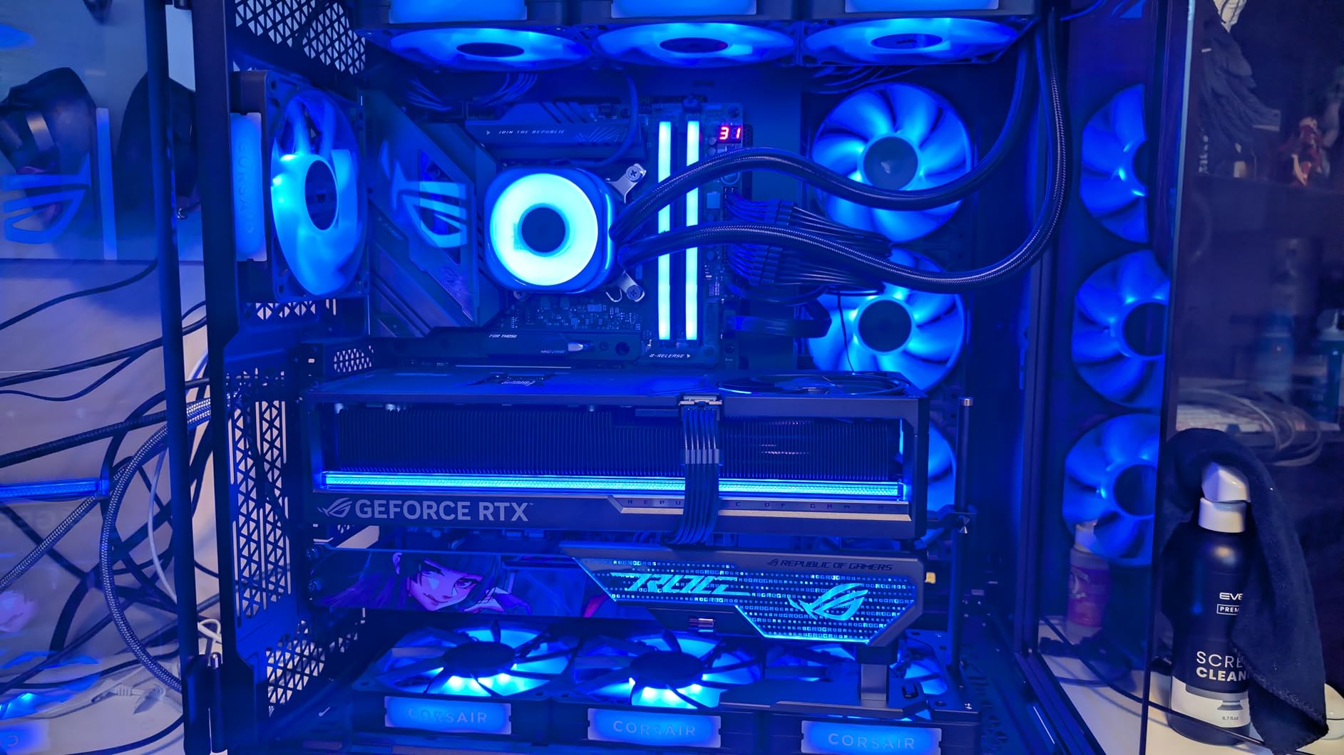 ASUS ROG Astral NVIDIA GeForce RTX 5080 16GB GDDR7 OC Edition Gaming Graphics Card (PCIe 5.0, HDMI/DP 2.1, 3.8-Slot, 4-Fan Design, Vapor Chamber) customer photo 1