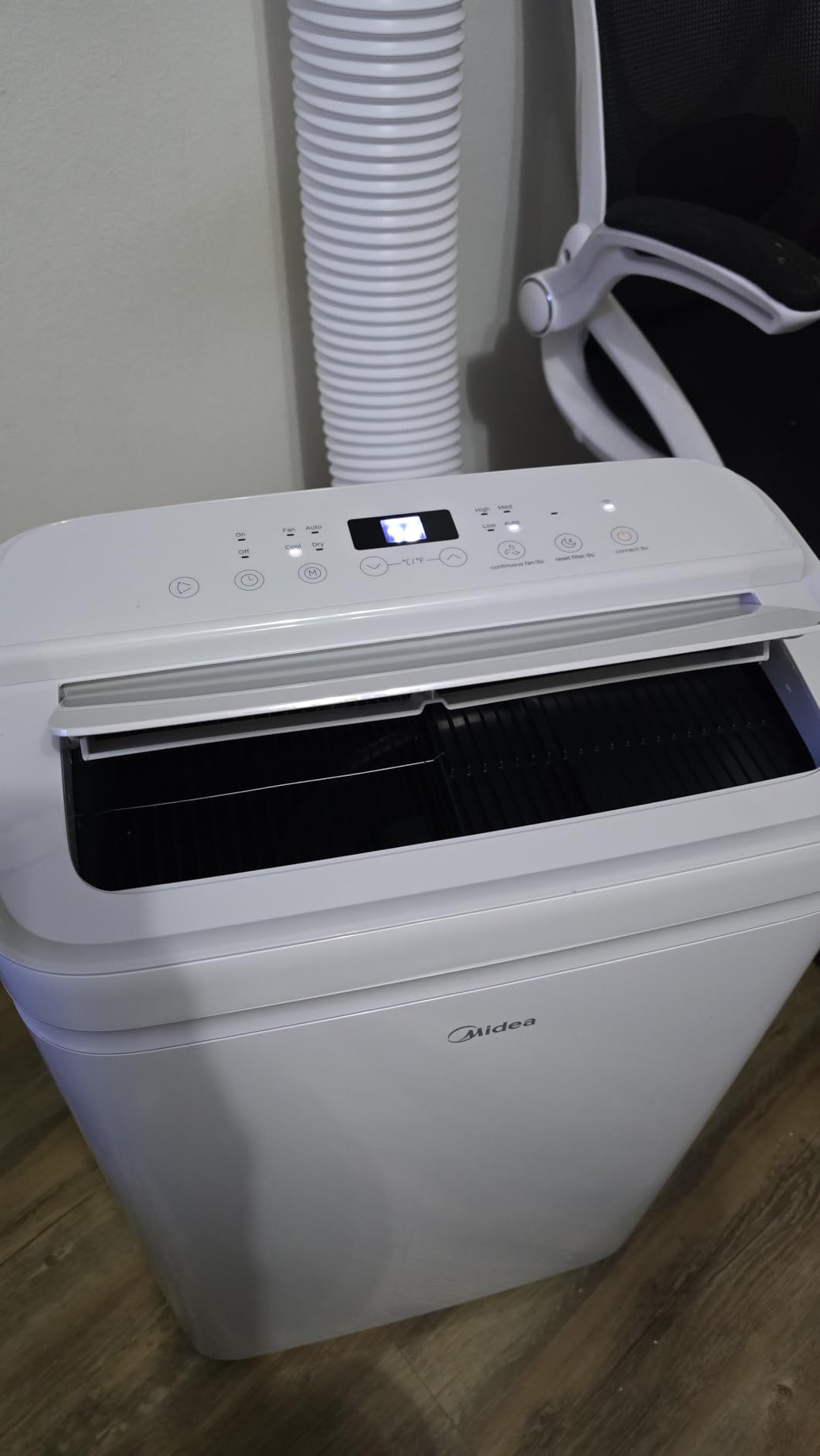 12,000 BTU ASHRAE (8,000 BTU SACC) Portable Air Conditioner, Cools up to 350 Sq.Ft., with Dehumidifier & Fan mode, Control with Remote, Amazon Alexa & Google Assistant, Easy-to-use and Install customer photo 1