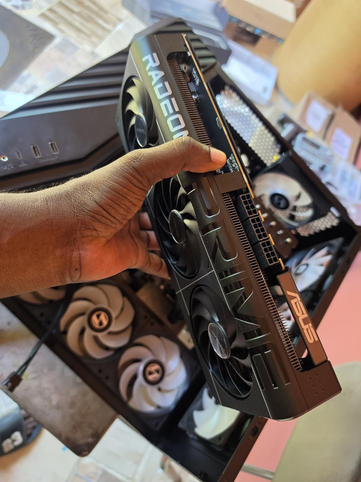 ASUS Prime AMD Radeon RX 9070 XT 16GB GDDR6 OC Edition Graphics Card, PCIe 5.0, HDMI/DP 2.1 customer photo 1