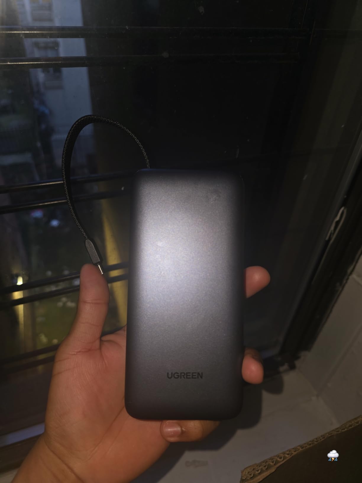 UGREEN Nexode Power Bank 20000mAh 45W with Built-in Cable, Fast Charging Portable Charger for iPhone 17 Pro/Samsung S26 Ultra/iPad Pro, 3-Port External Battery Pack with Digital Display, Travel Ready customer photo 2