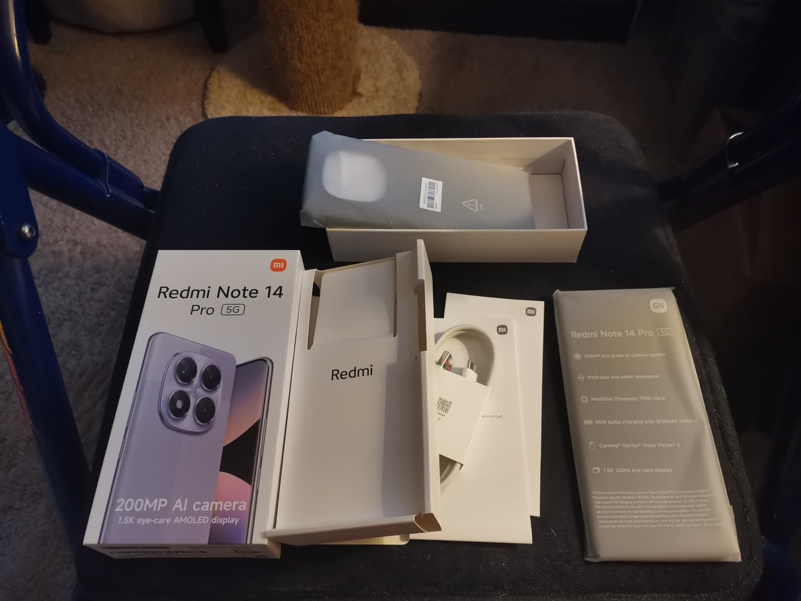 Xiaomi Redmi Note 14 Pro 5G (256GB + 8GB) NFC 6.67
