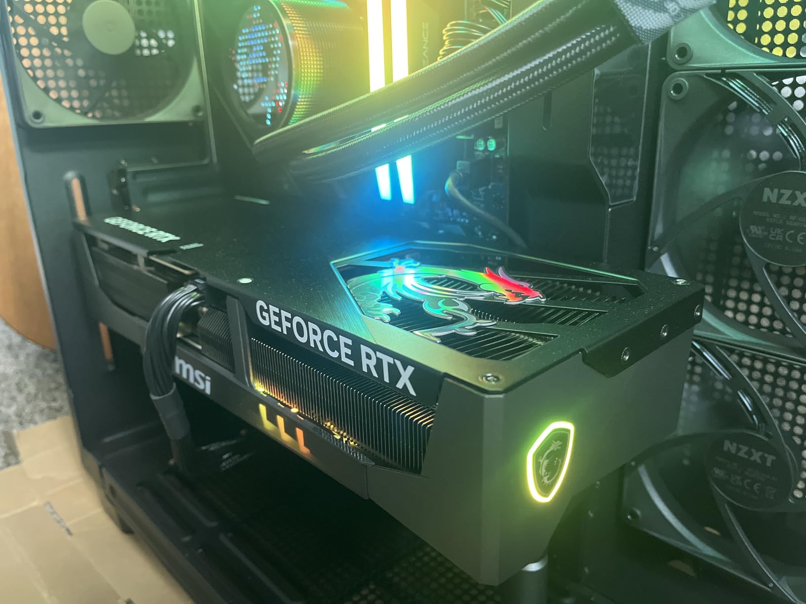 MSI GeForce RTX 5090 32G GAMING TRIO OC Graphics Card - 32GB GDDR7 (28Gbps/512-bit), PCIe 5.0 - TRI FROZR 4 (3 x STORMFORCE Fan), Gaming & Silent mode - HDMI 2.1b, DisplayPort 2.1b customer photo 1