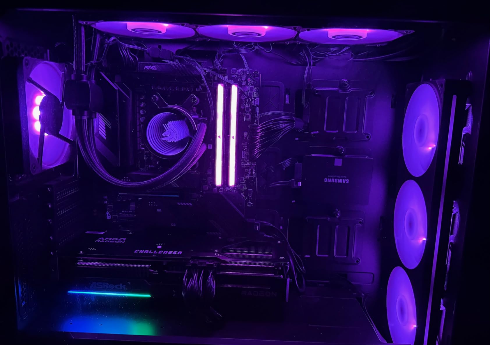 PowerColor Radeon RX 9070 Challenger 16GB OC Graphics Card, AMD RDNA 4, 16GB GDDR6, PCIe 5.0, Triple Fans, 0dB Silent, LED Indicator, DisplayPort 2.1a, HDMI 2.1b customer photo 2