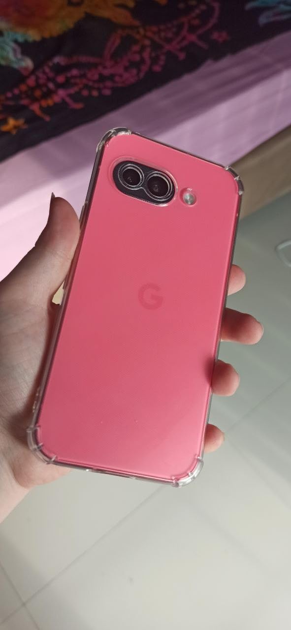 Pixel 9a with Gemini - Unlocked Android Smartphone with Incredible Camera and AI Photo Editing, All-Day Battery, and Powerful Security - Porcelain - 128 GB | Unlocked customer photo 1