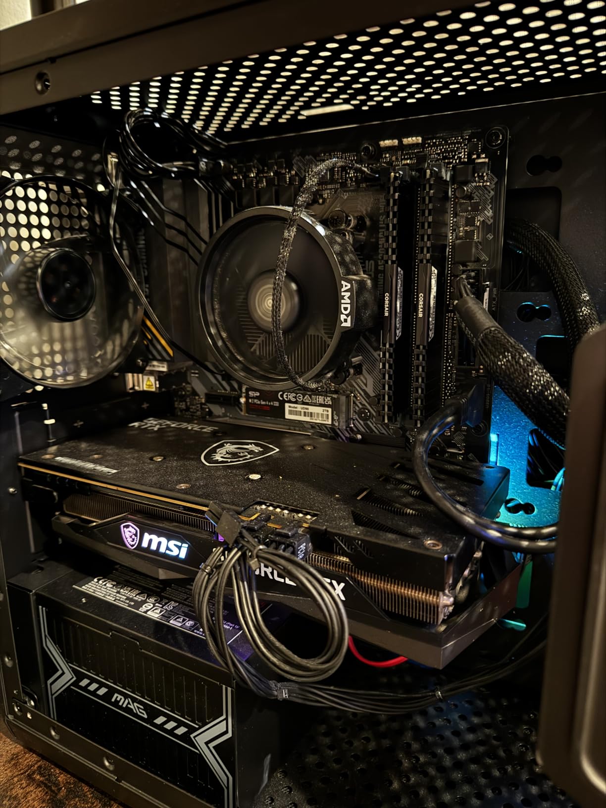 AMD Ryzen 5 5500 Desktop Processor with ASUS TUF Gaming A520M-PLUS (WiFi) AM4 microATX Motherboard customer photo 3