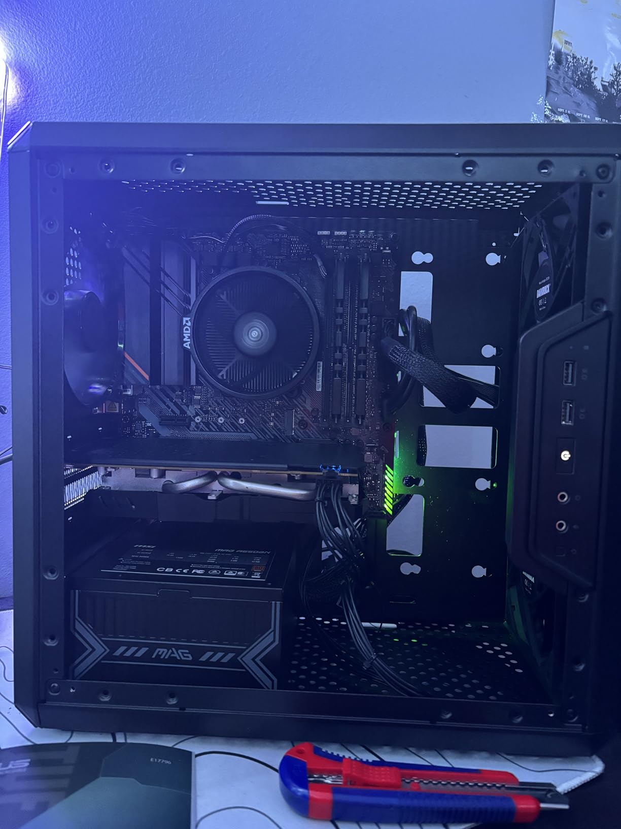 AMD Ryzen 5 5500 Desktop Processor with ASUS TUF Gaming A520M-PLUS (WiFi) AM4 microATX Motherboard customer photo 5
