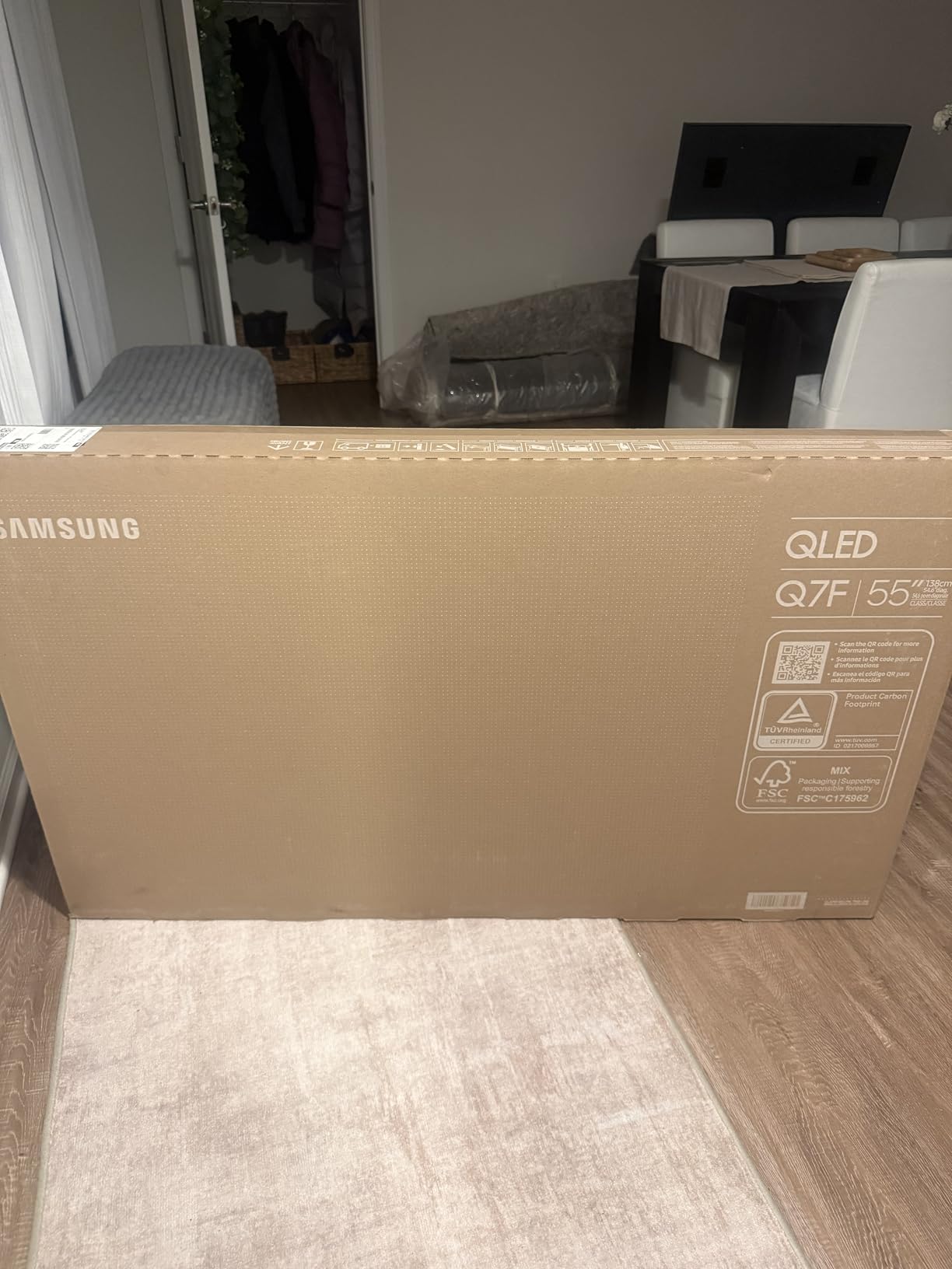 55-Inch Class QLED Q7F Series Samsung Vision AI Smart TV (2025 Model, 55Q7F) Quantum HDR, Object Tracking Sound Lite, Q4 AI Gen1 Processor, 4K upscaling, Gaming Hub, Alexa Built-in customer photo 2