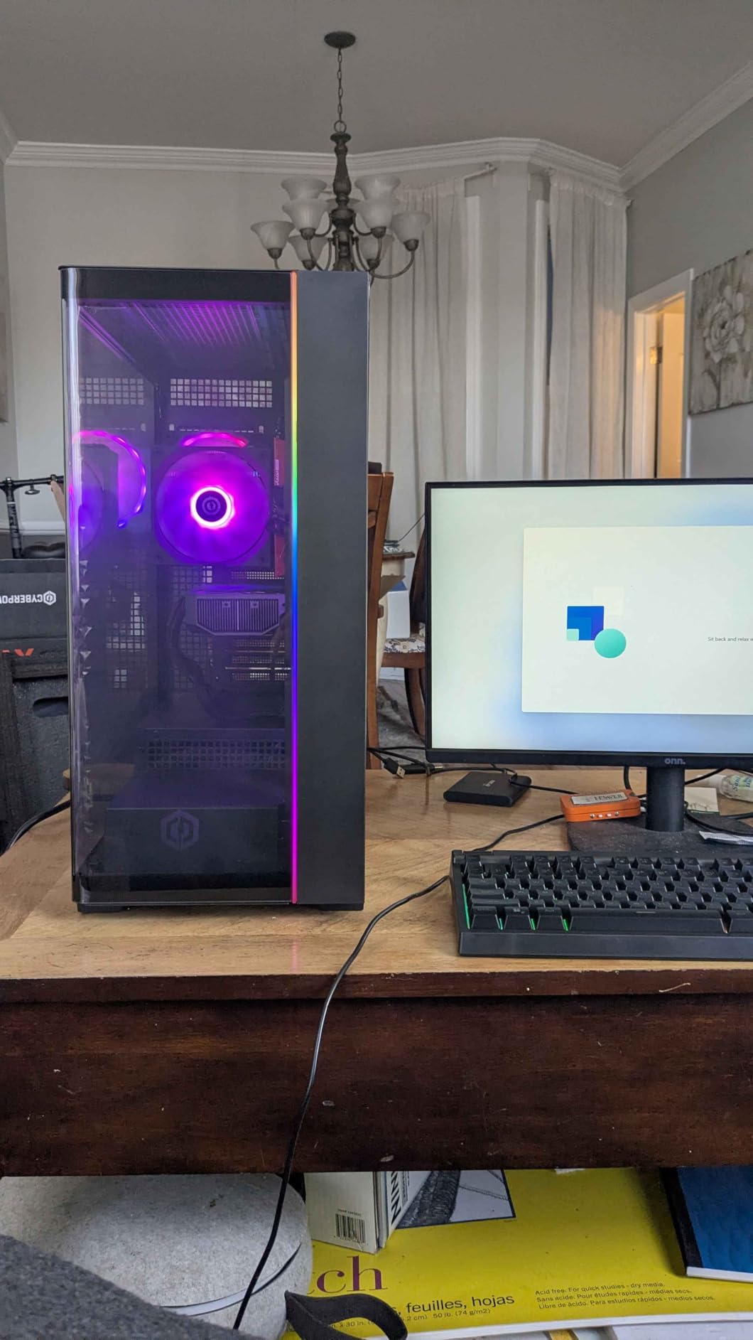 CyberPowerPC Gamer Master Gaming PC, AMD Ryzen 7 8700F 4.1GHz, GeForce RTX 5060 Ti 8GB, 16GB DDR5, 1TB PCIe 4.0 SSD, WiFi Ready & Windows 11 Home (GMA2900A3) customer photo 2