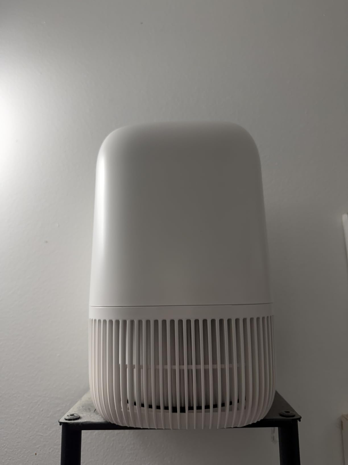 Air Purifiers for Home with High Efficiency Filter Up to 1076 Ft² for Pet Hair, Odors, Pollen, Smoke, Compact Air Cleaner with 3 Speeds, Timer, Aroma Quiet 360°Intake Filter, White customer photo 1