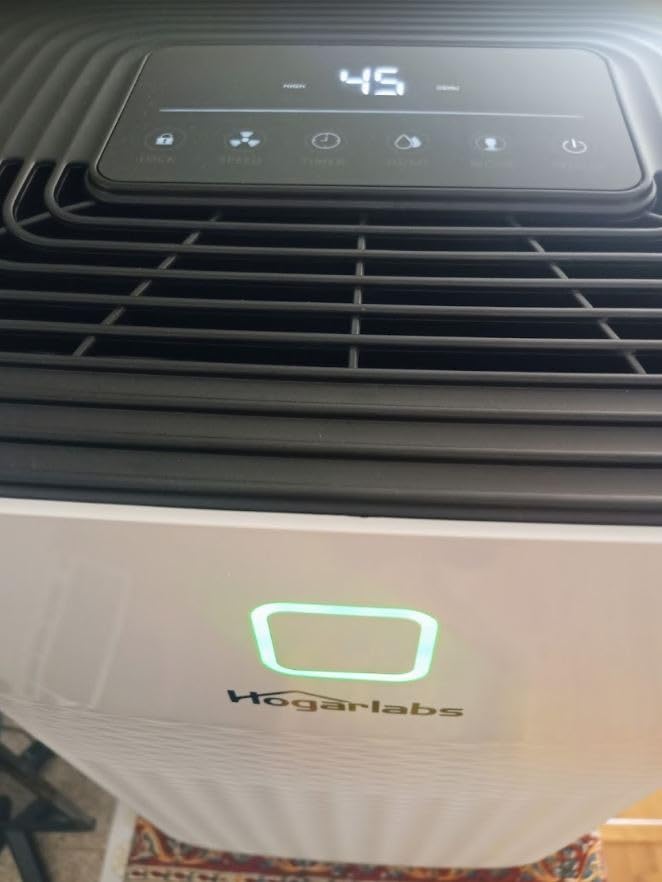 100 Pints Dehumidifier for Basement Home, Smart Silent Dehumidifier with Drain Hose, 1.32 Gal Water Tank, Intelligent Humidity Control, 24H Timer, for Large Room Bathroom Bedroom customer photo 1
