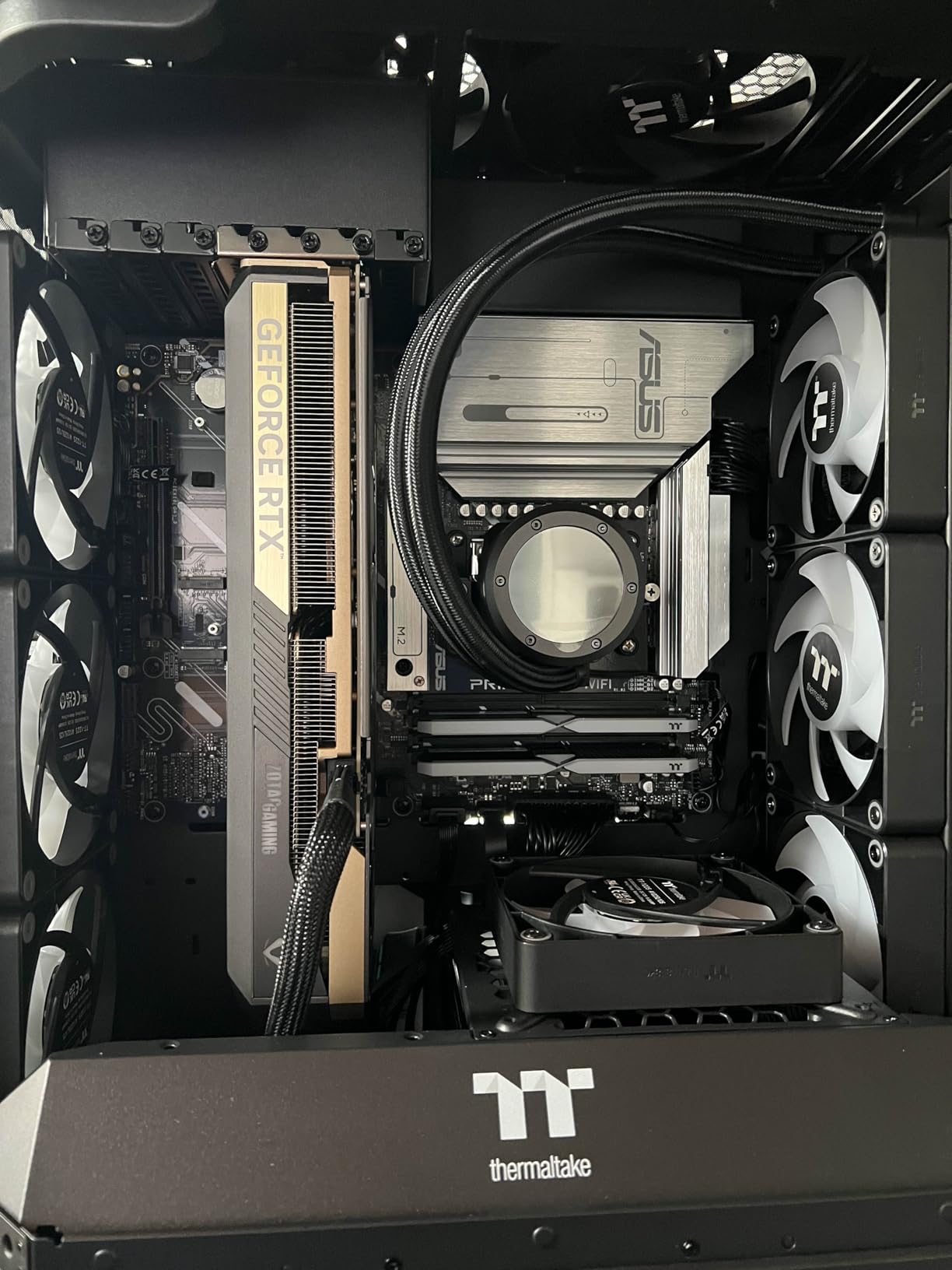 Thermaltake Reactor 9880 Gaming Desktop (AMD Ryzen 7 9800X3D, ToughRam 32GB DDR5 6400MT/s RGB Memory, NVIDIA GeForce RTX 5080, 2TB NVMe M.2, WiFi, Windows 11) T6BK-X870-580-LCS customer photo 2