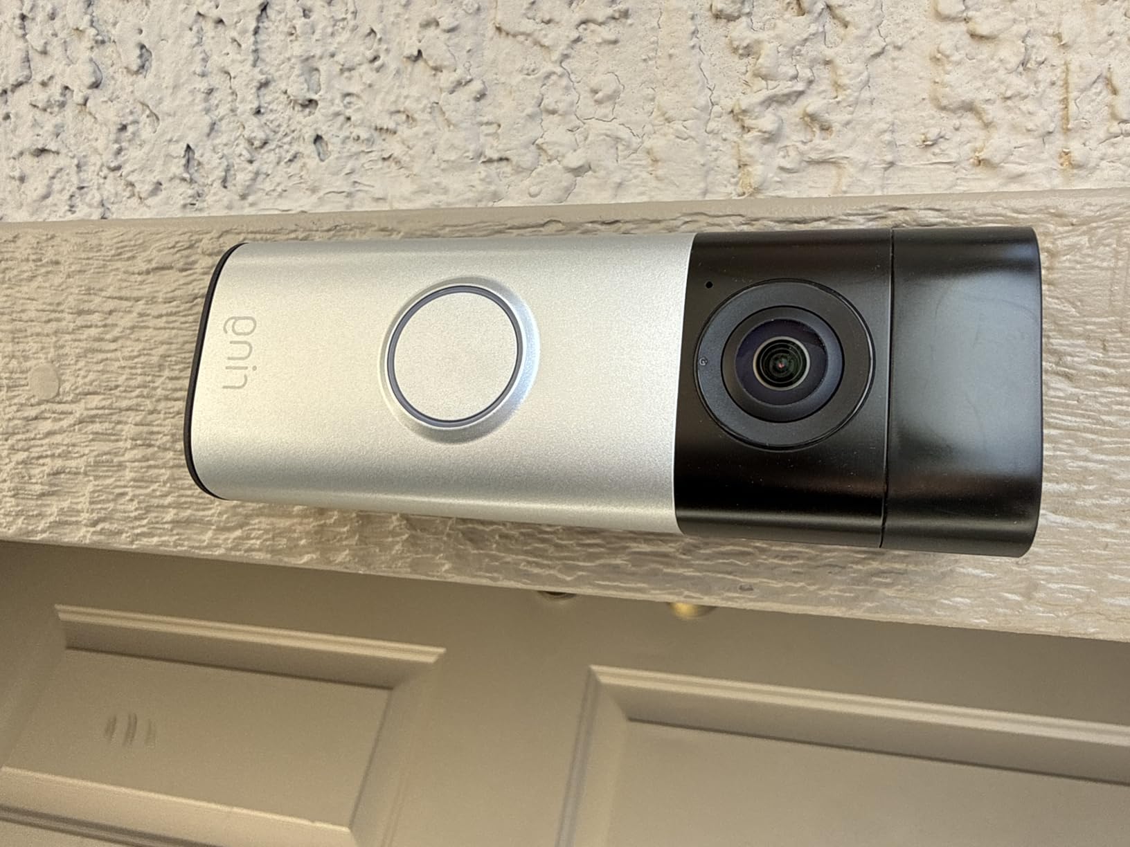 Battery Doorbell Plus (newest model), Retinal 2K with wide-angle video, up to 6x Enhanced Zoom, Night Vision, and Quick Release Battery Pack, Nickel Silver customer photo 1