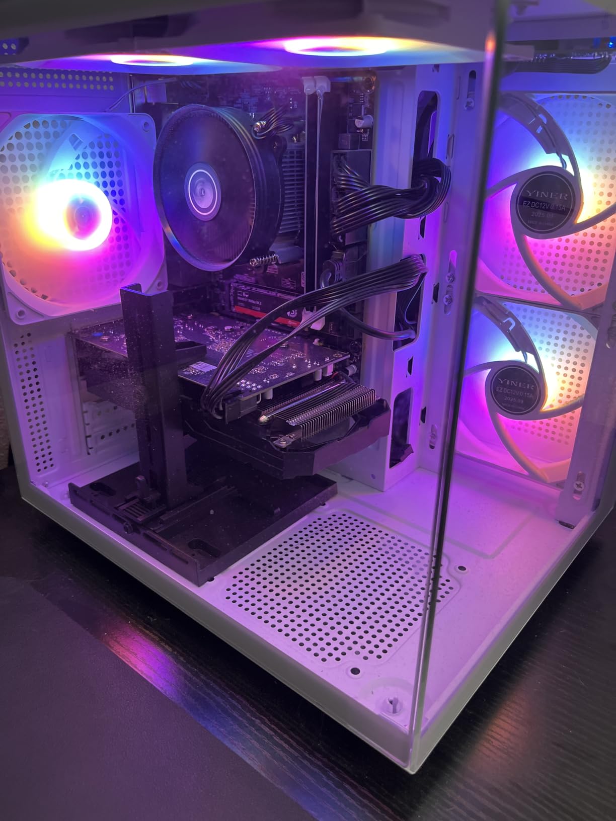 Prebuilt Gaming PC Desktop Computer,Intel Core i7 Desktop,Operating at A Frequency of 3.4-3.9 GHz,RX590 Graphics Card with 8GB GDDR5 Video Memory,16GB RAM, 512GB SSD,WiFi 5.0,RGB Fan x4 customer photo 1