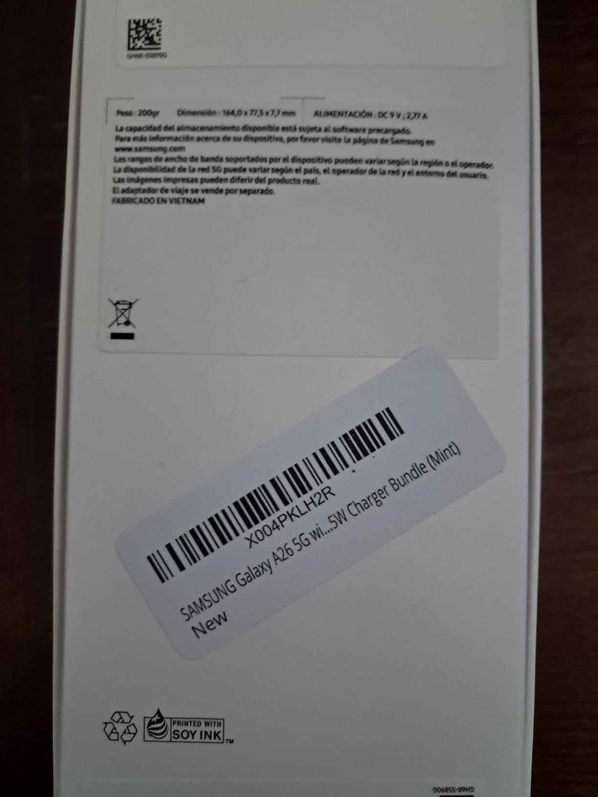 Galaxy A26 5G with AI | 256GB, 8GB, Dual SIM | 6.7