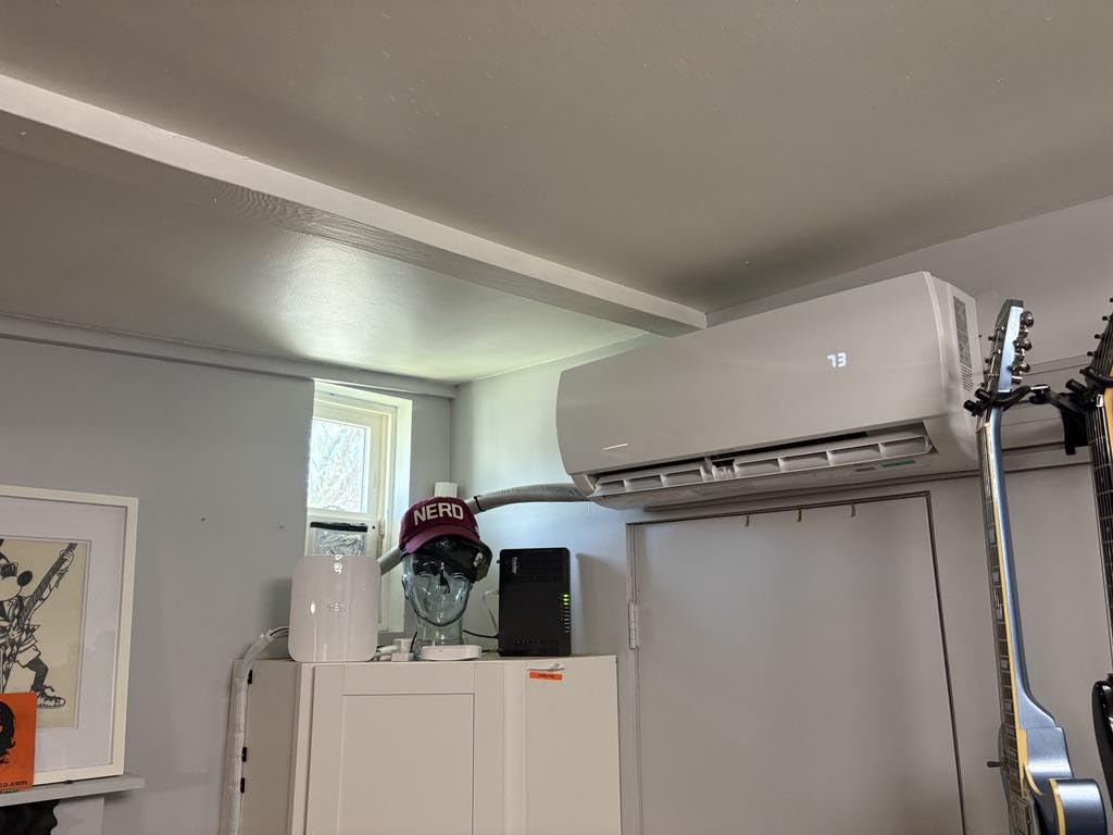 Mountman 12000 BTU Mini Split AC/Heating System,19 SEER2 110/120V Energy Efficient Ductless Inverter System,Cools Up to 750 Sq.Ft with Pre-Charged Condenser,Heat Pump & Installation Kits customer photo 2