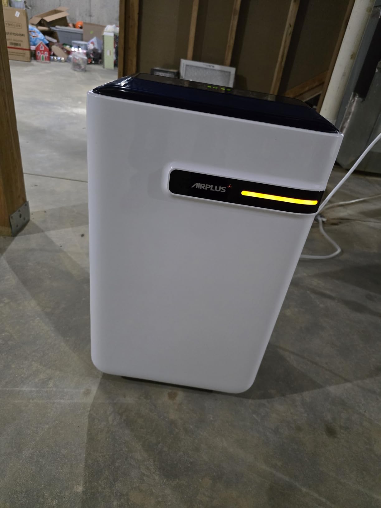AIRPLUS 50 Pints Dehumidifiers for Home, 5500 Sq. Ft Dehumidifier for Basement with Drain Hose, Continuous Drainage, Intelligent Humidistat, Dehumidifier for bathroom, bedroom, Large Room customer photo 1