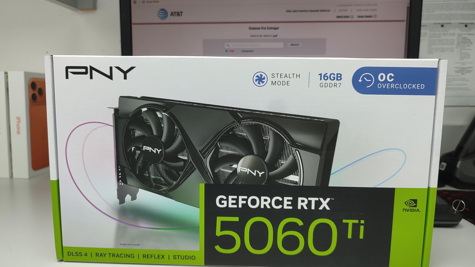 PNY NVIDIA GeForce RTX 5060 Ti OC Dual Fan Graphics Card (16GB GDDR7, 128-bit, Boost Speed: 2692 MHz, SFF-Ready, PCIe 5.0, HDMI/DP 2.1, 2-Slot, DLSS 4) customer photo 2
