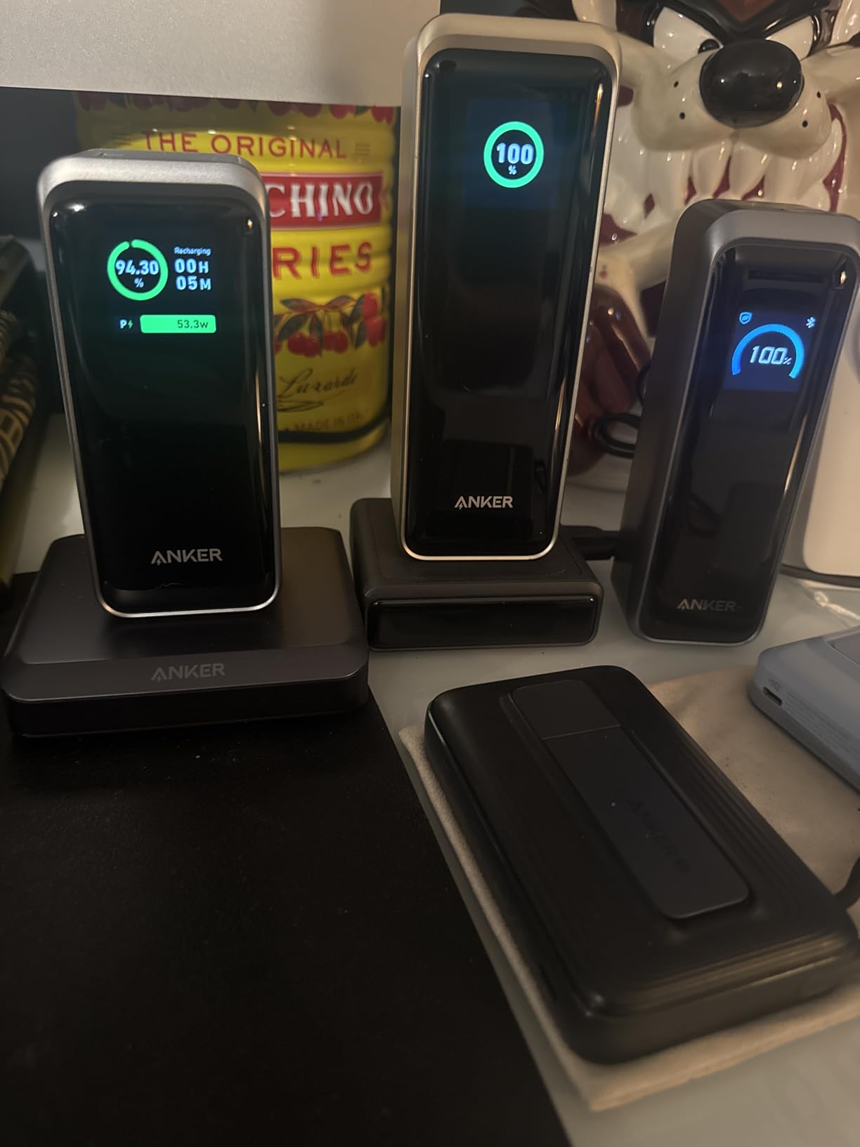 Anker Prime Power Bank, 20,101mAh 3-Port Portable Charger with 220W Max Output, Two-Way Charging, TSA-Approved, App Control, for MacBook, iPhone 17/16 Series, and More (Base Not Included) customer photo 1