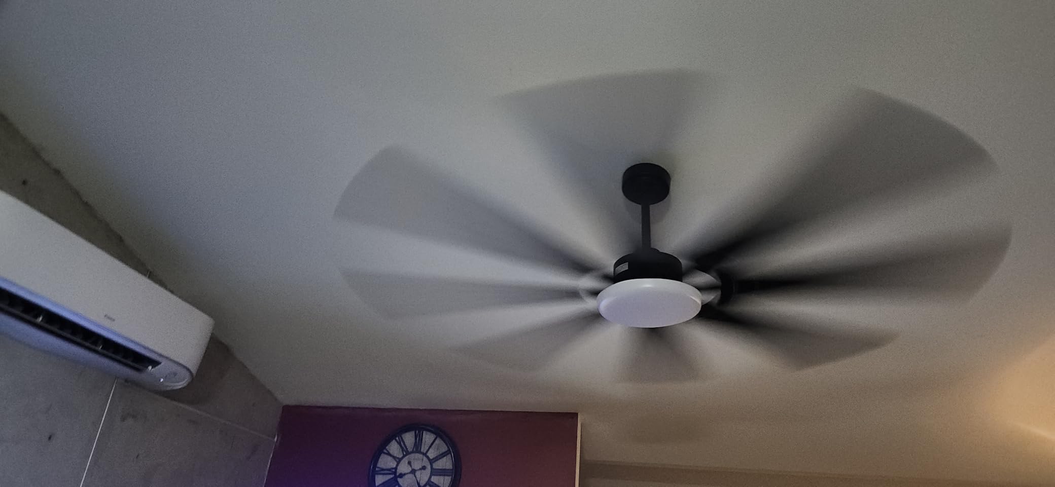 72 inch Ceiling Fans with Lights, Large Ceiling Fan with Light and Remote Control, Dimmable, 3CCT, Quiet, Black Modern Ceiling fan For Living Room, Bedroom, Kitchen, Patio, Farmhouse, Indoor/Outdoor customer photo 1