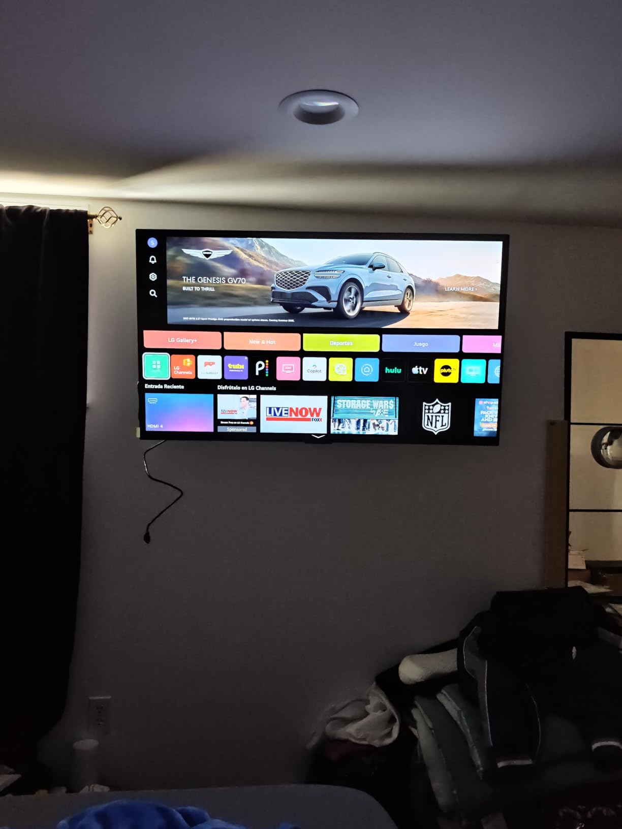 LG (Refurbished) 48-Inch Class OLED evo AI 4K C5 Series Smart TV w/Dolby Atmos, Dolby Vision, HDR10, AI Super Upscaling 4K, Filmmaker Mode, Wow Orchestra, Alexa Built-in (OLED48C5PUA, 2025) (Renewed) customer photo 1