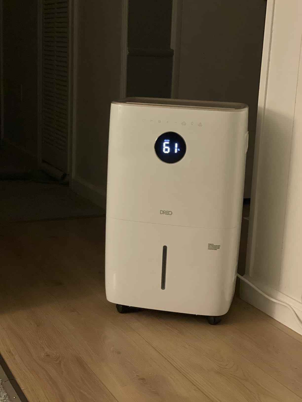 DREO 110-Pint Smart Dehumidifier for Basement, 4500 Ft² for Large Room, 2 Gallon Water Tank, Auto/Comfort/Constant Mode Dehumidifiers for Home customer photo 1
