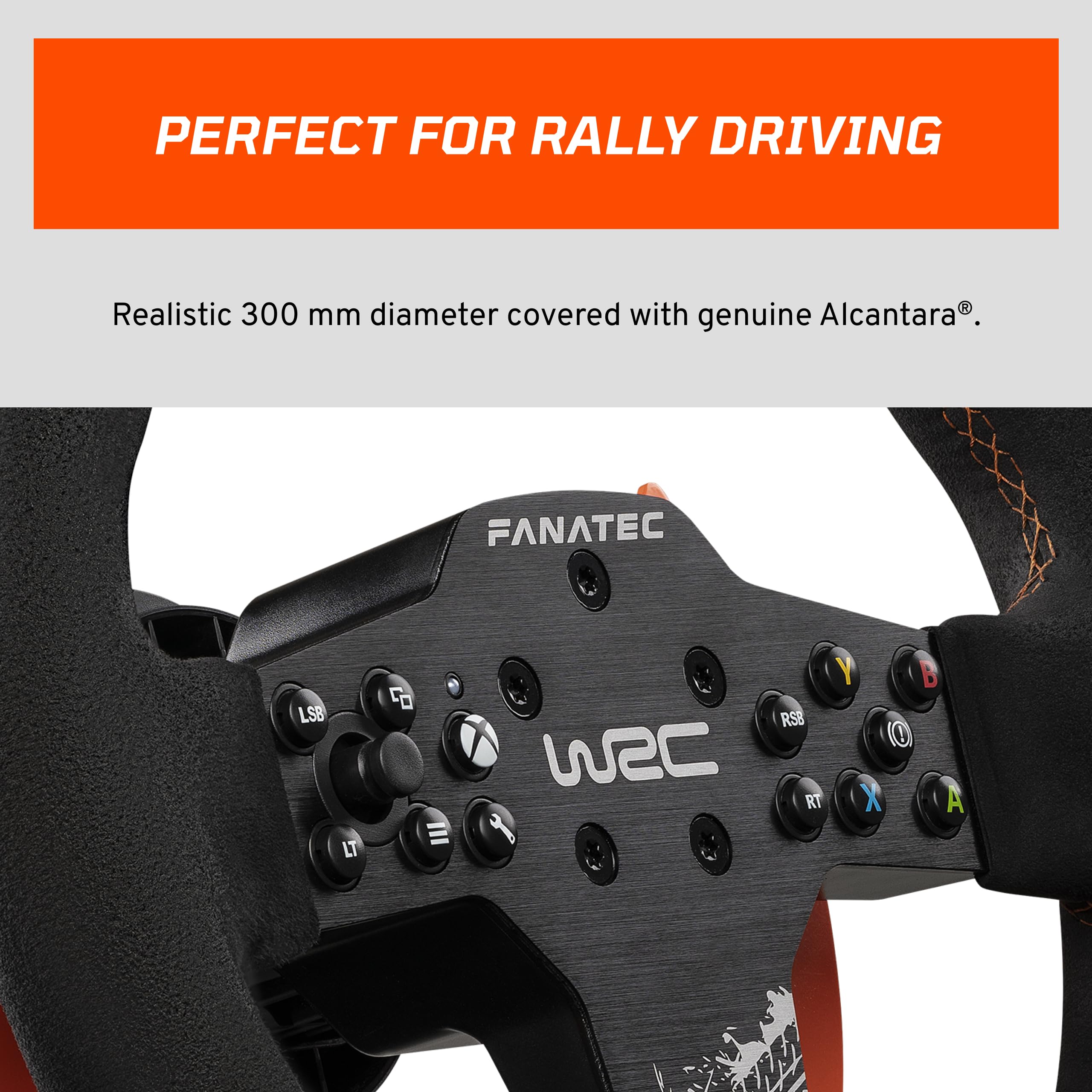 FANATEC CSL Elite Officially Licensed WRC Rally Sim Racing Steering Wheel - Alcantara Grip, RevStripe LED Display, Removable Paddles, Plug-and-Play for PC, Xbox Series X|S, Xbox One customer photo 2